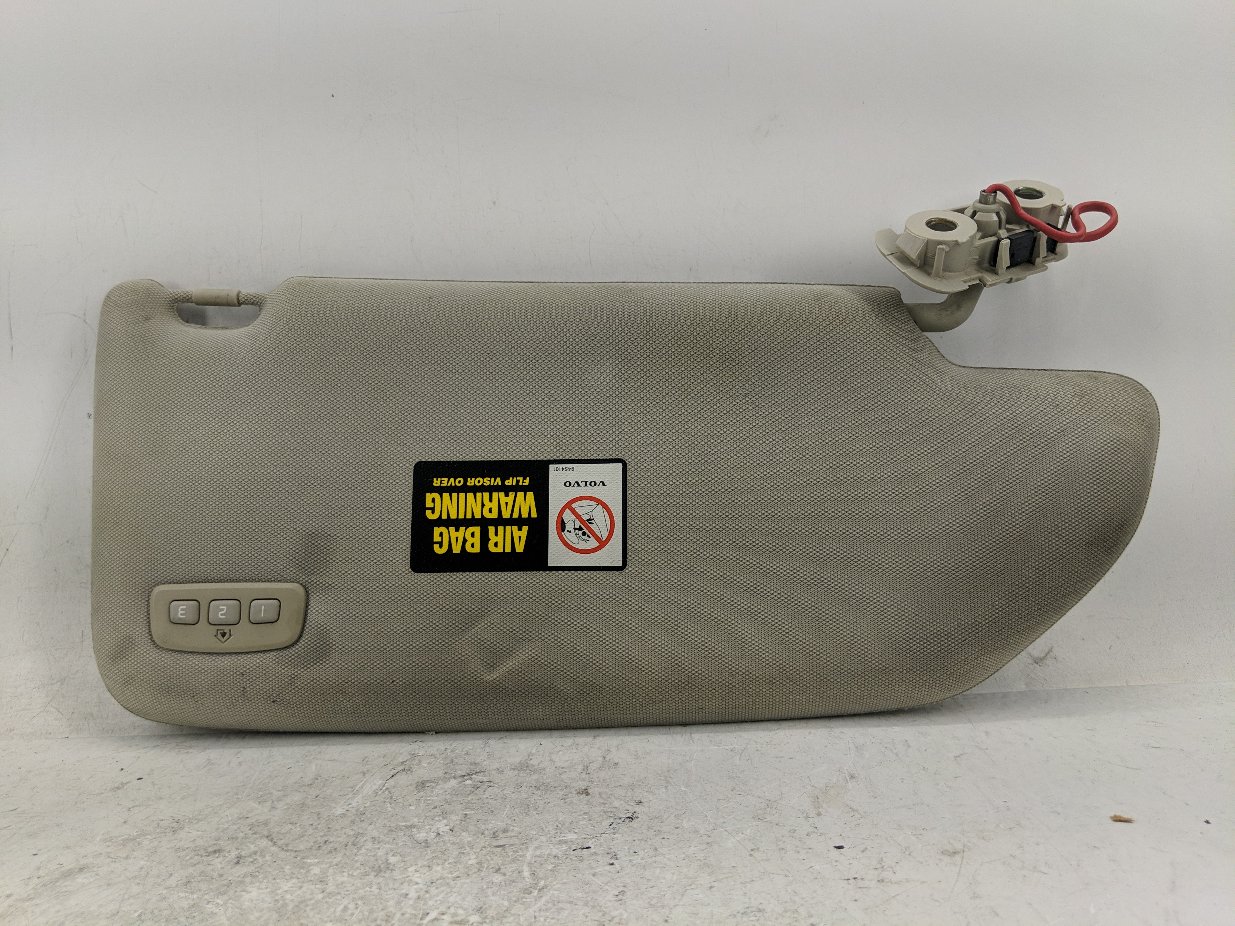 2003-2006 Volvo Xc90 Driver Sun Visor Mirror Left Sunvisor Tan 1226778 - Oemusedautoparts1.com