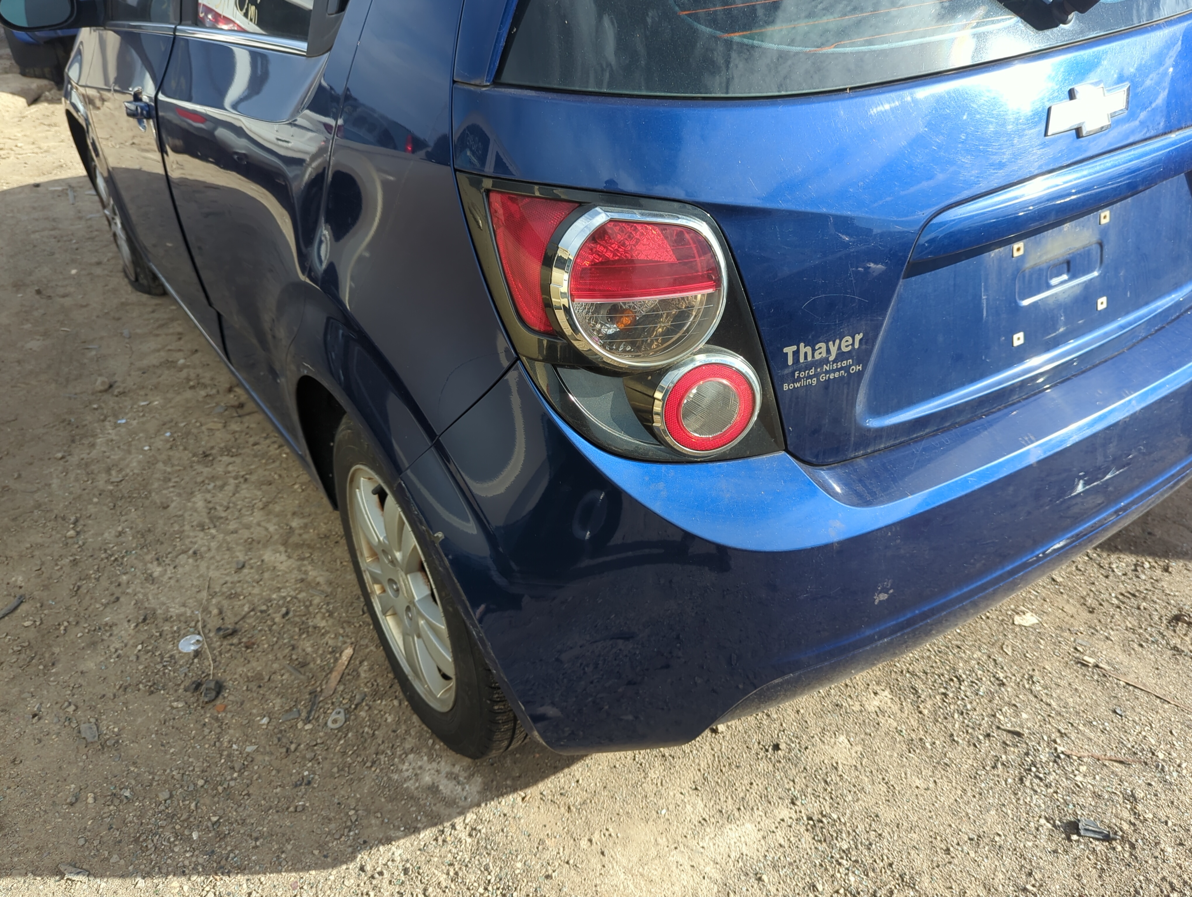 2012-2016 Chevrolet Sonic Rear Bumper Assembly Oem 1226871 - Oemusedautoparts1.com