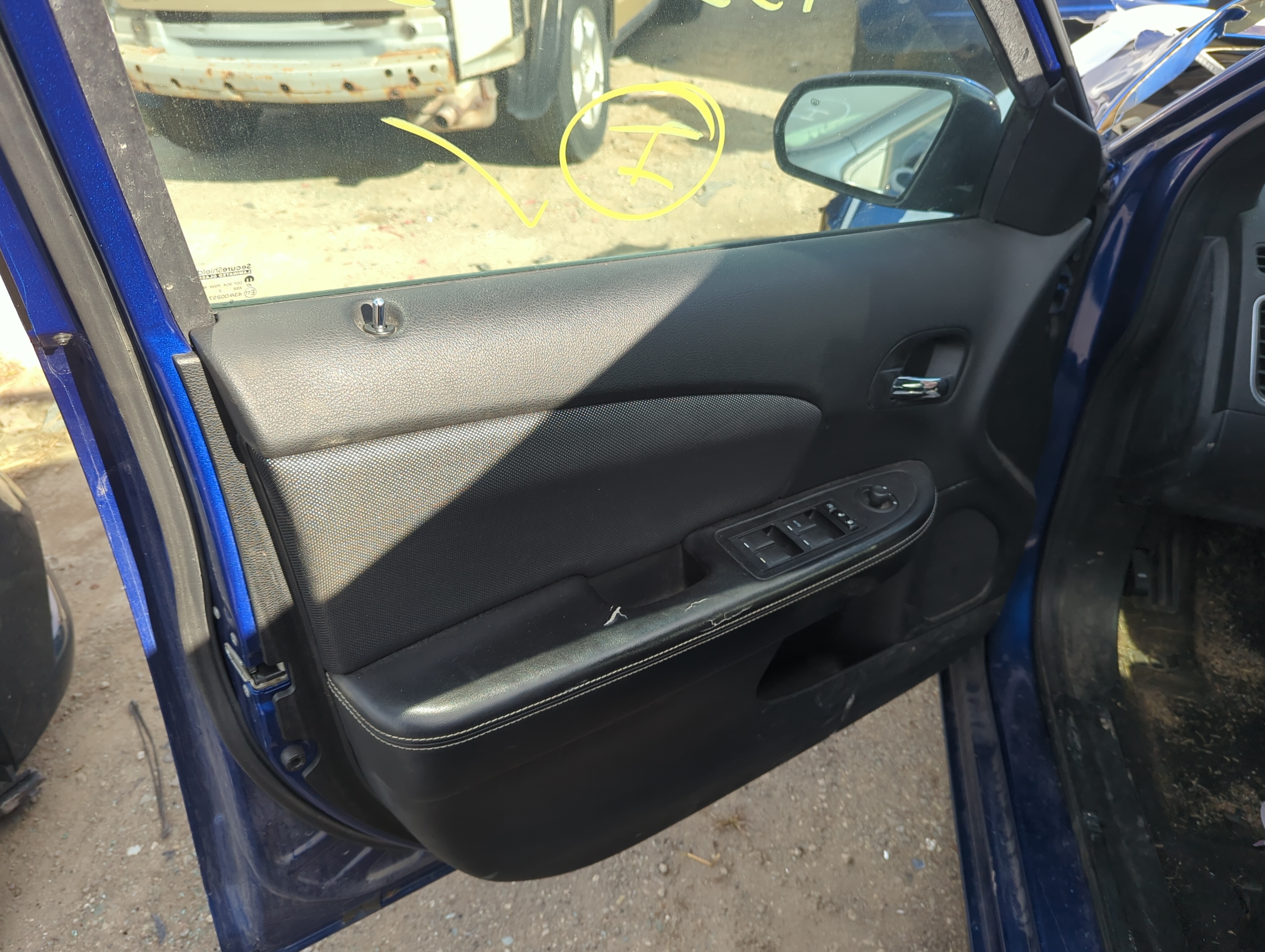 Picture of 2012 Dodge Avenger Front Left Driver Interior Door Panel Trim 1226962