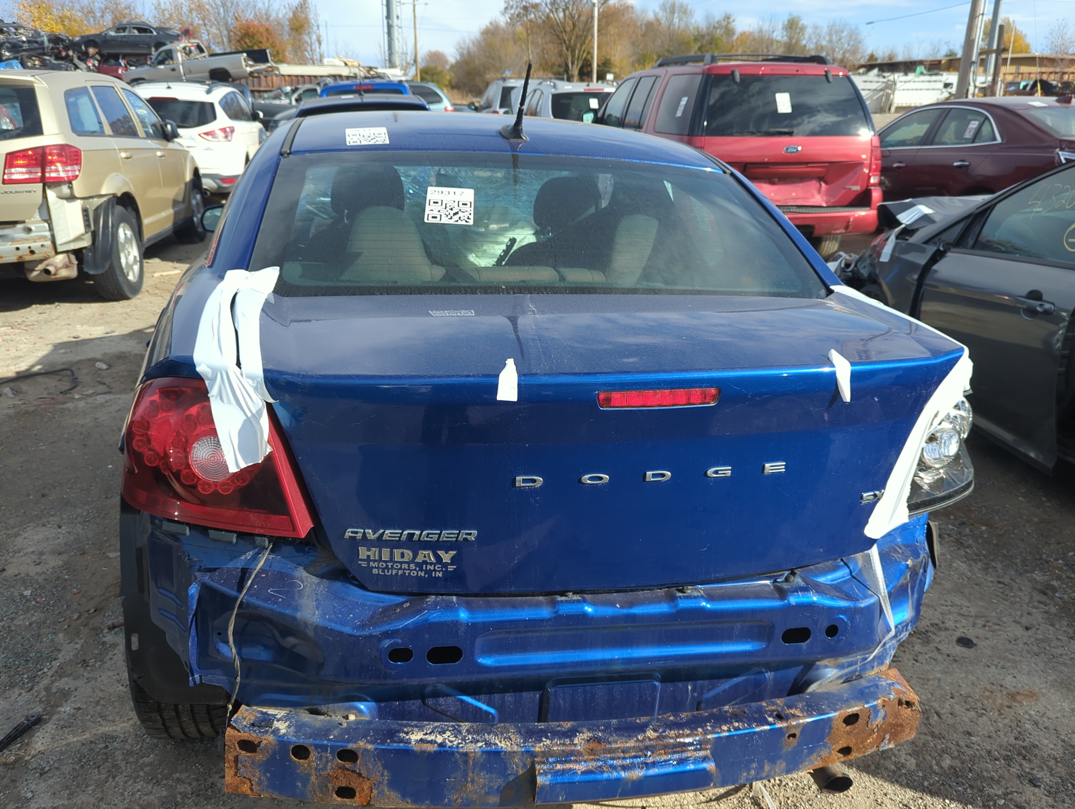 2008-2014 Dodge Avenger Trunk/decklid/hatch/tailgate Oem 1227025 - Oemusedautoparts1.com
