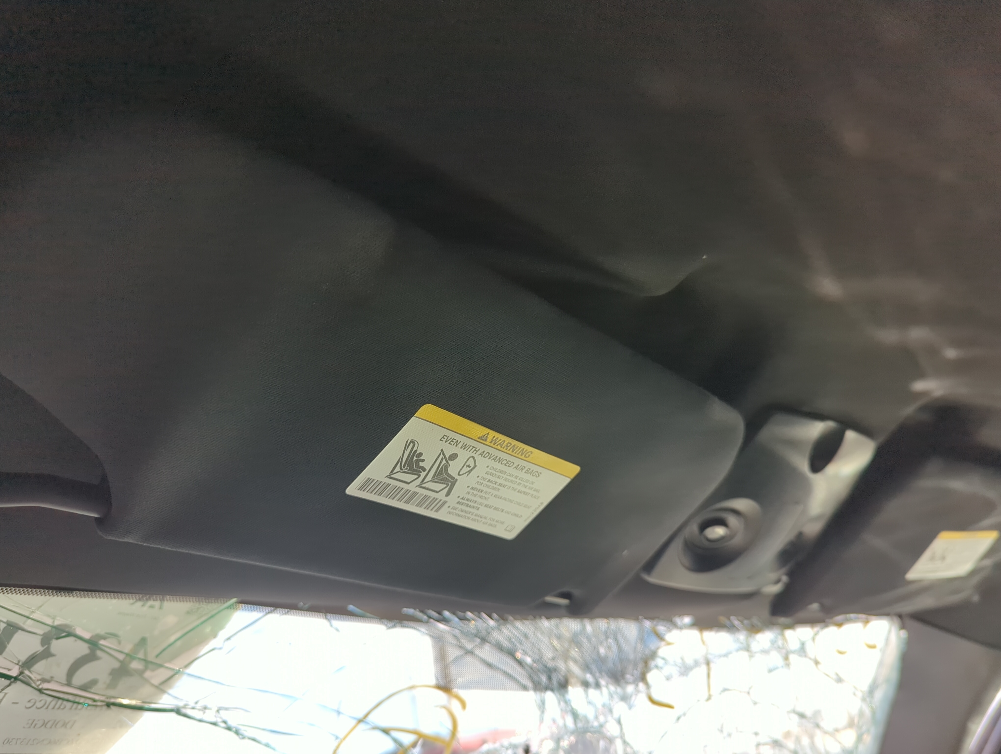 2011-2014 Dodge Avenger Driver Sun Visor Mirror Left Sunvisor 1227060 - Oemusedautoparts1.com