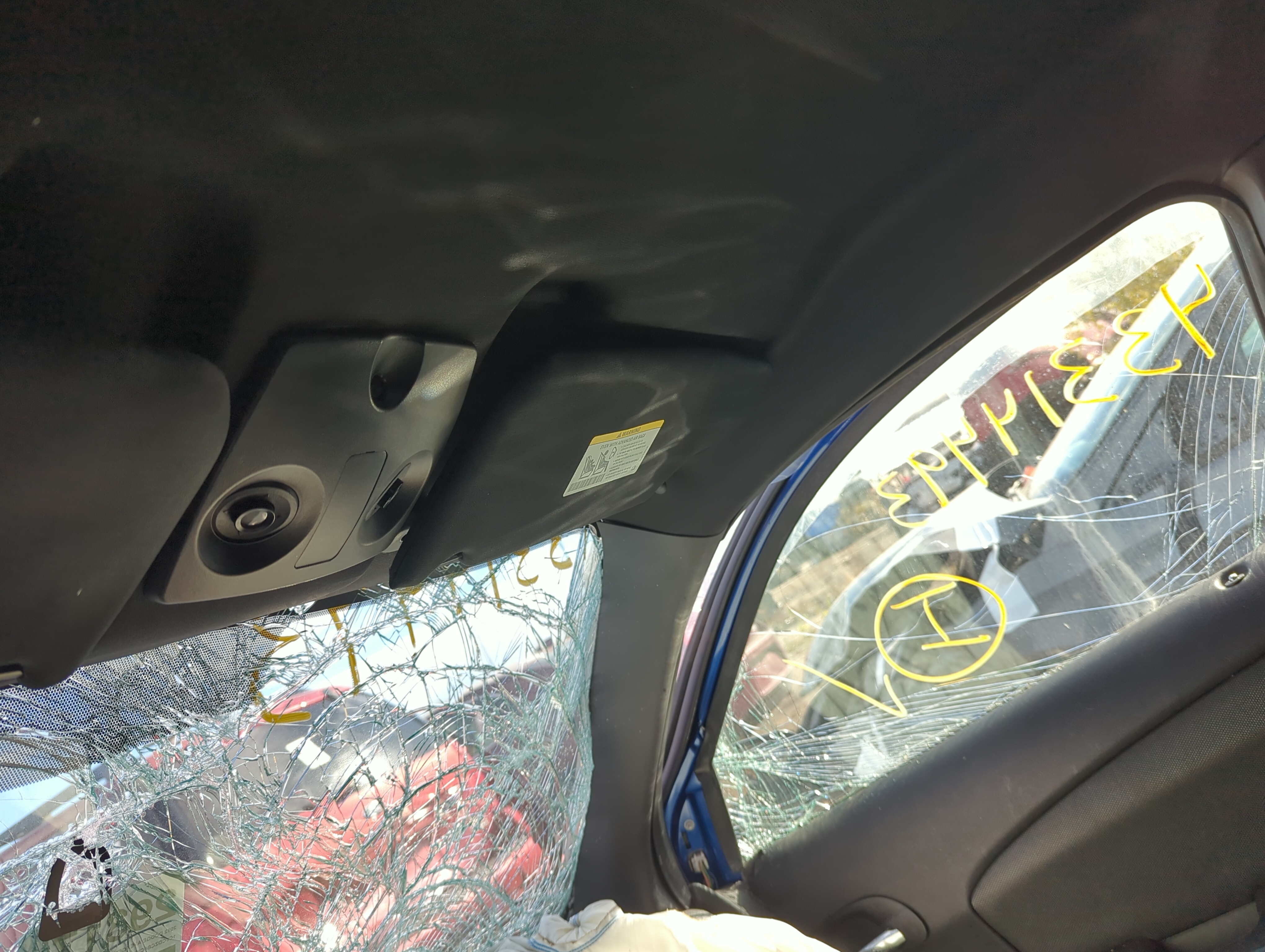 2011-2014 Dodge Avenger Passenger Sun Visor Mirror Right Sunvisor 1227068 - Oemusedautoparts1.com