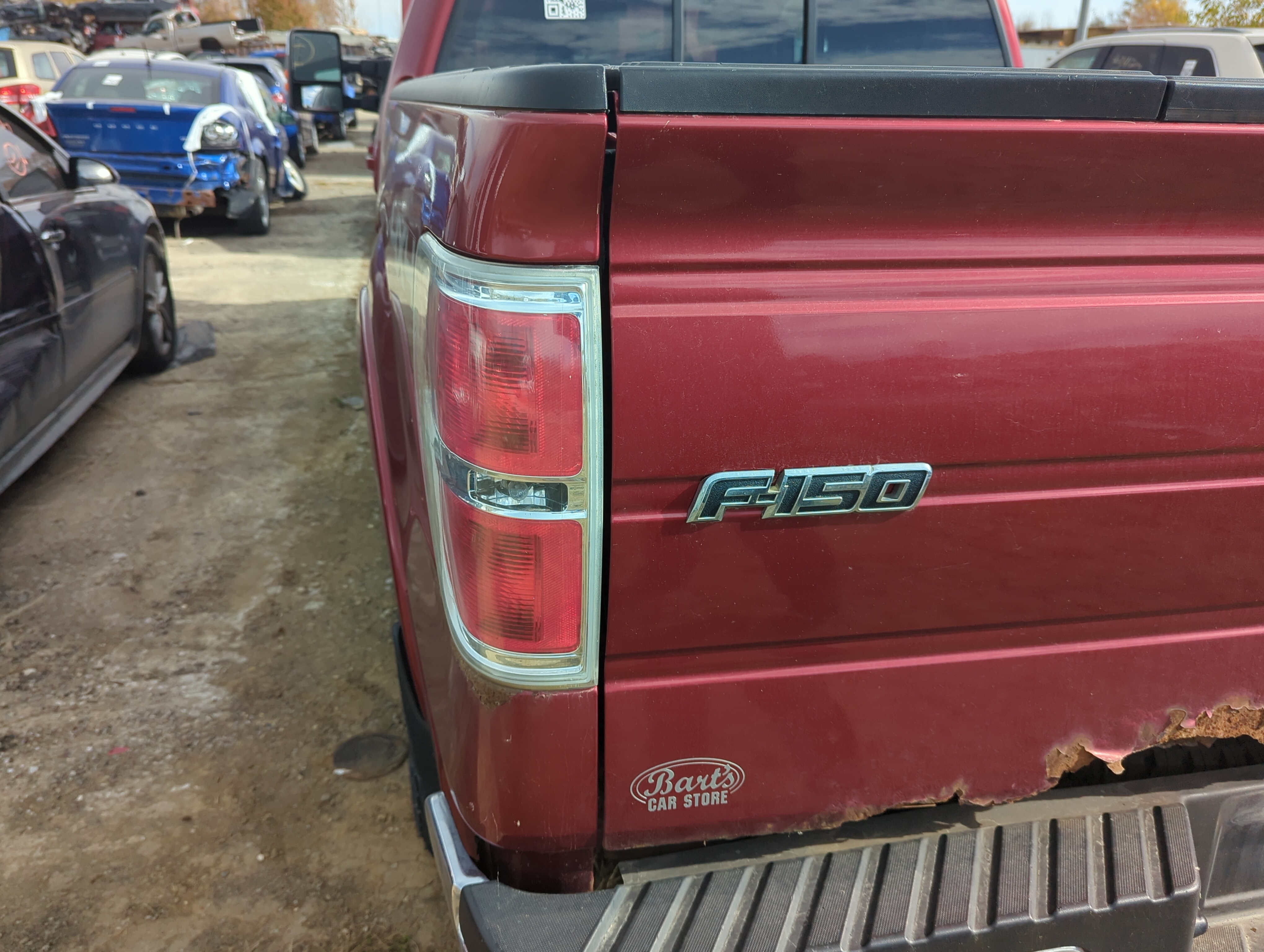 2009-2014 Ford F-150 Driver Left Side Tail Light Taillight Oem 1227086 - Oemusedautoparts1.com
