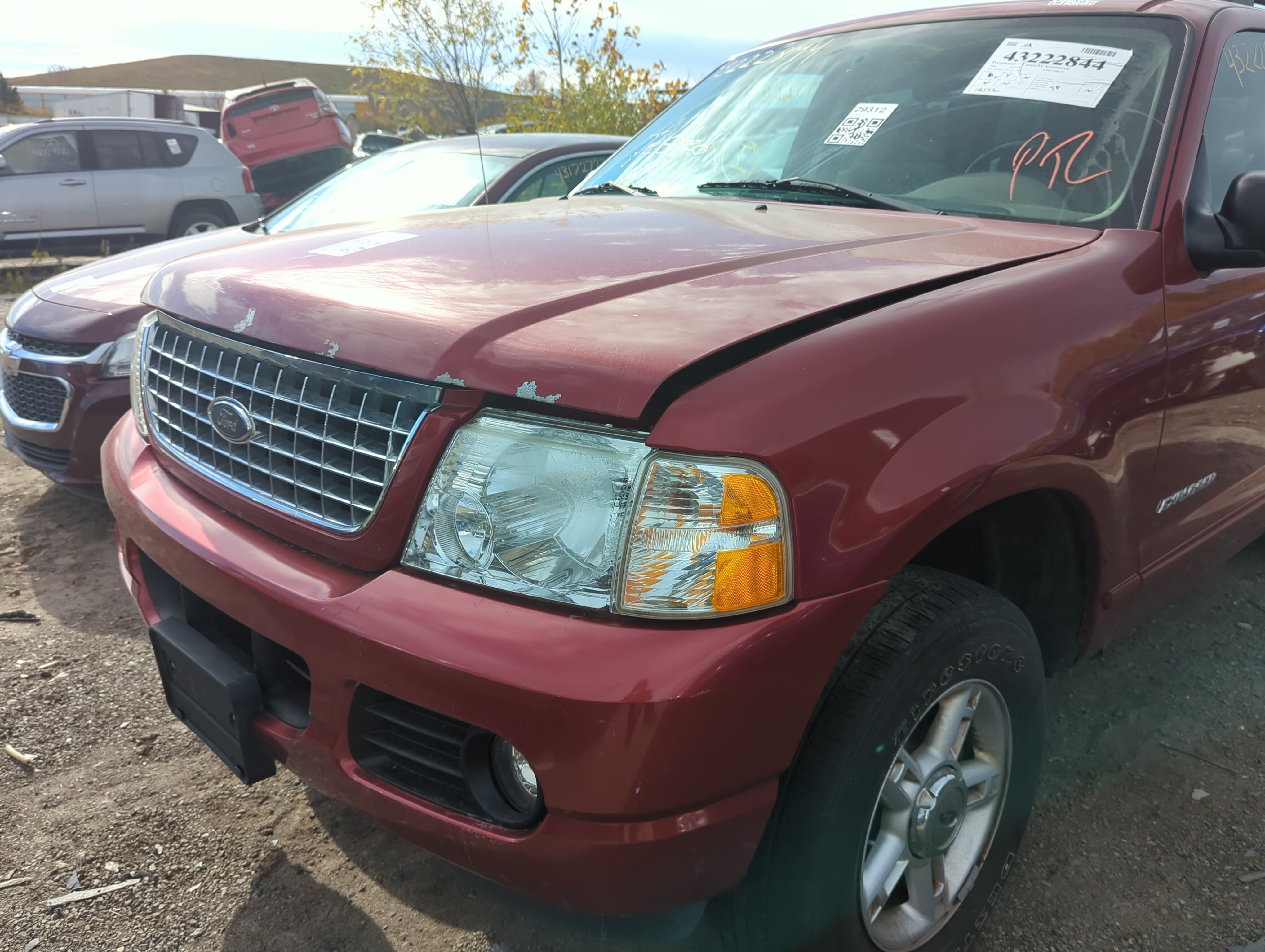 2002-2005 Ford Explorer Driver Left Oem Head Light Headlight Lamp 1227319 - Oemusedautoparts1.com