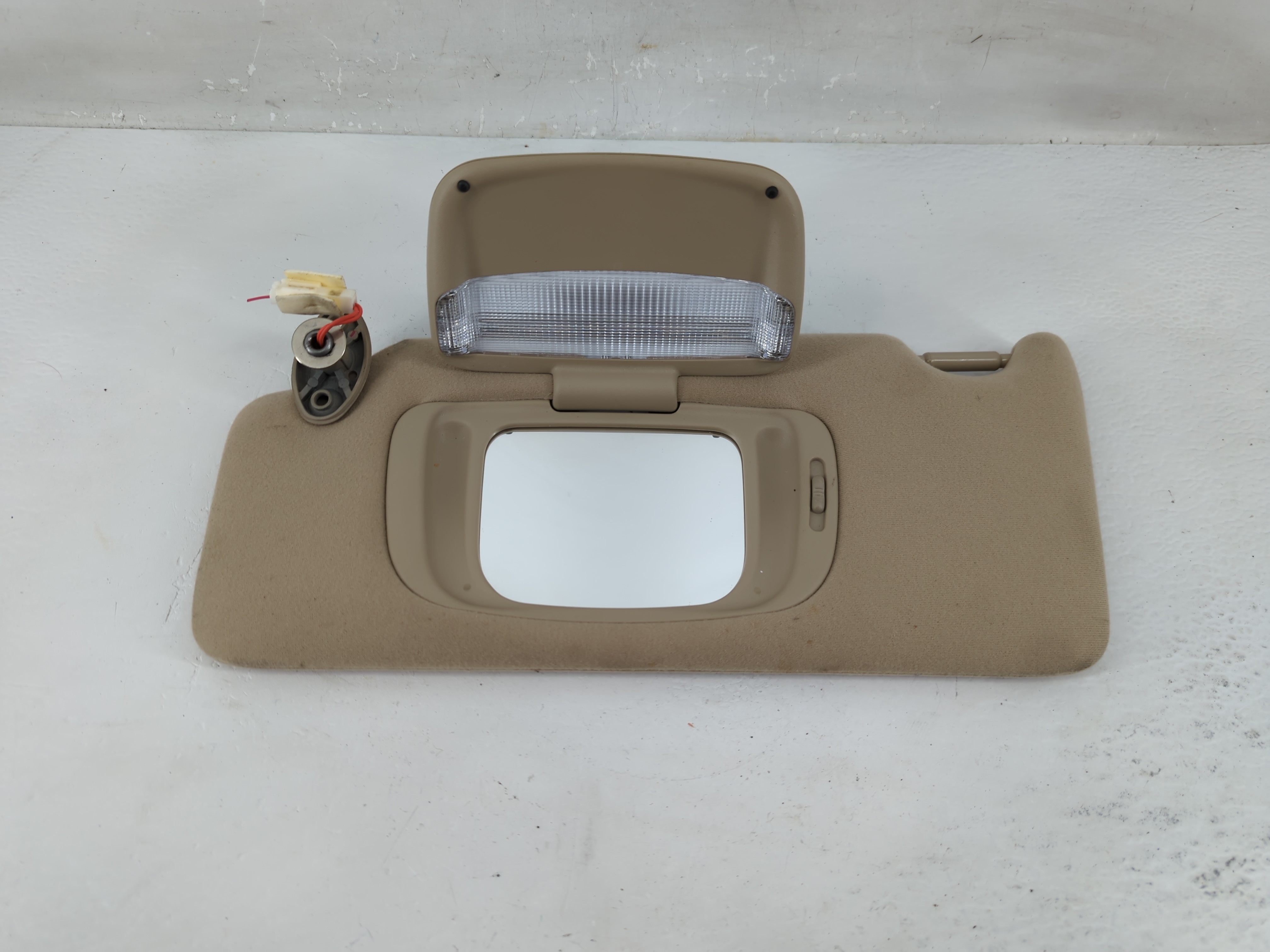 2006-2008 Lexus Rx400h Driver Sun Visor Mirror Left Sunvisor Beige 1227750 - Oemusedautoparts1.com