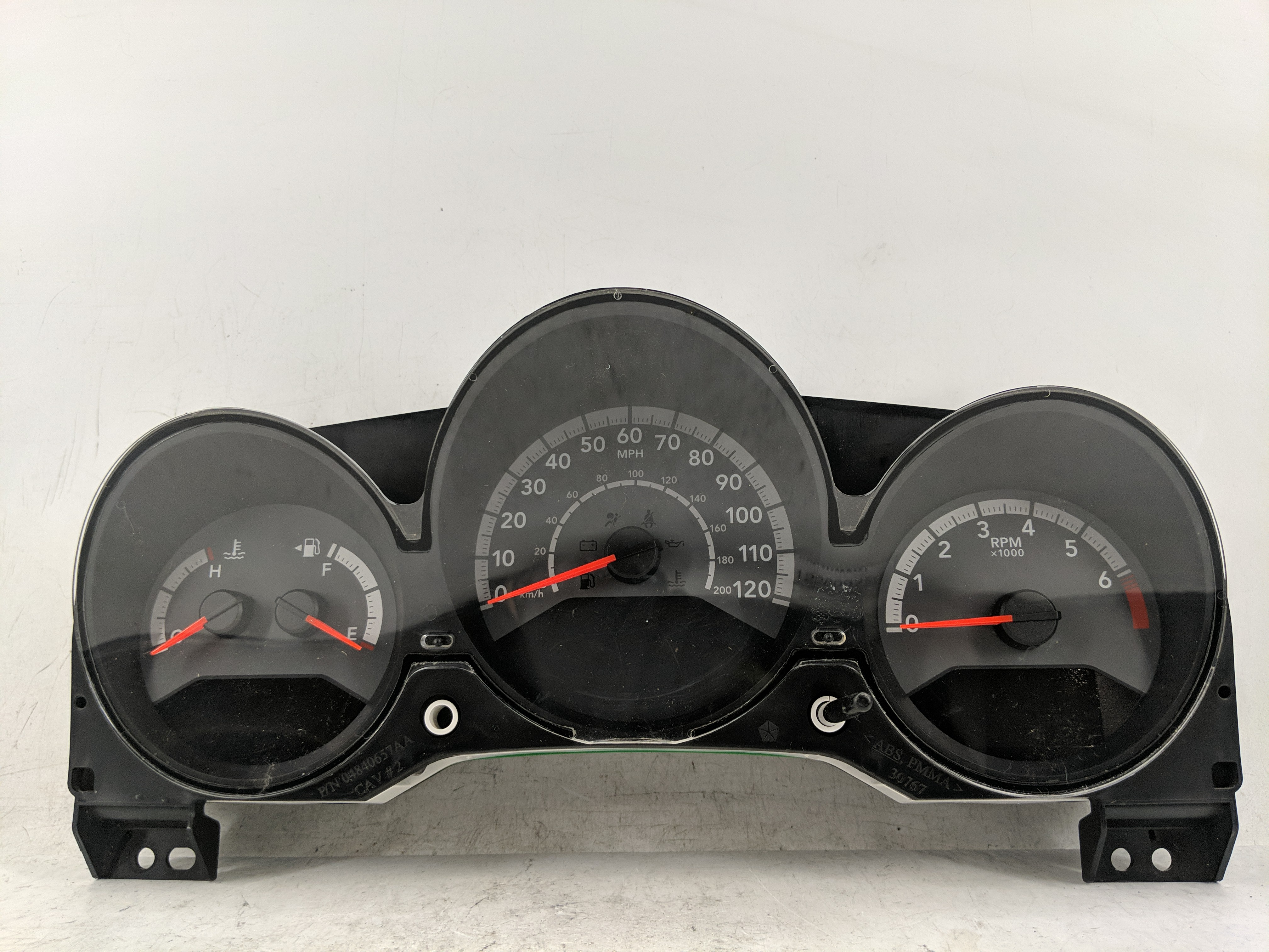 Picture of 2010-2010 Chrysler Sebring Speedometer Instrument Cluster Gauges 1228097