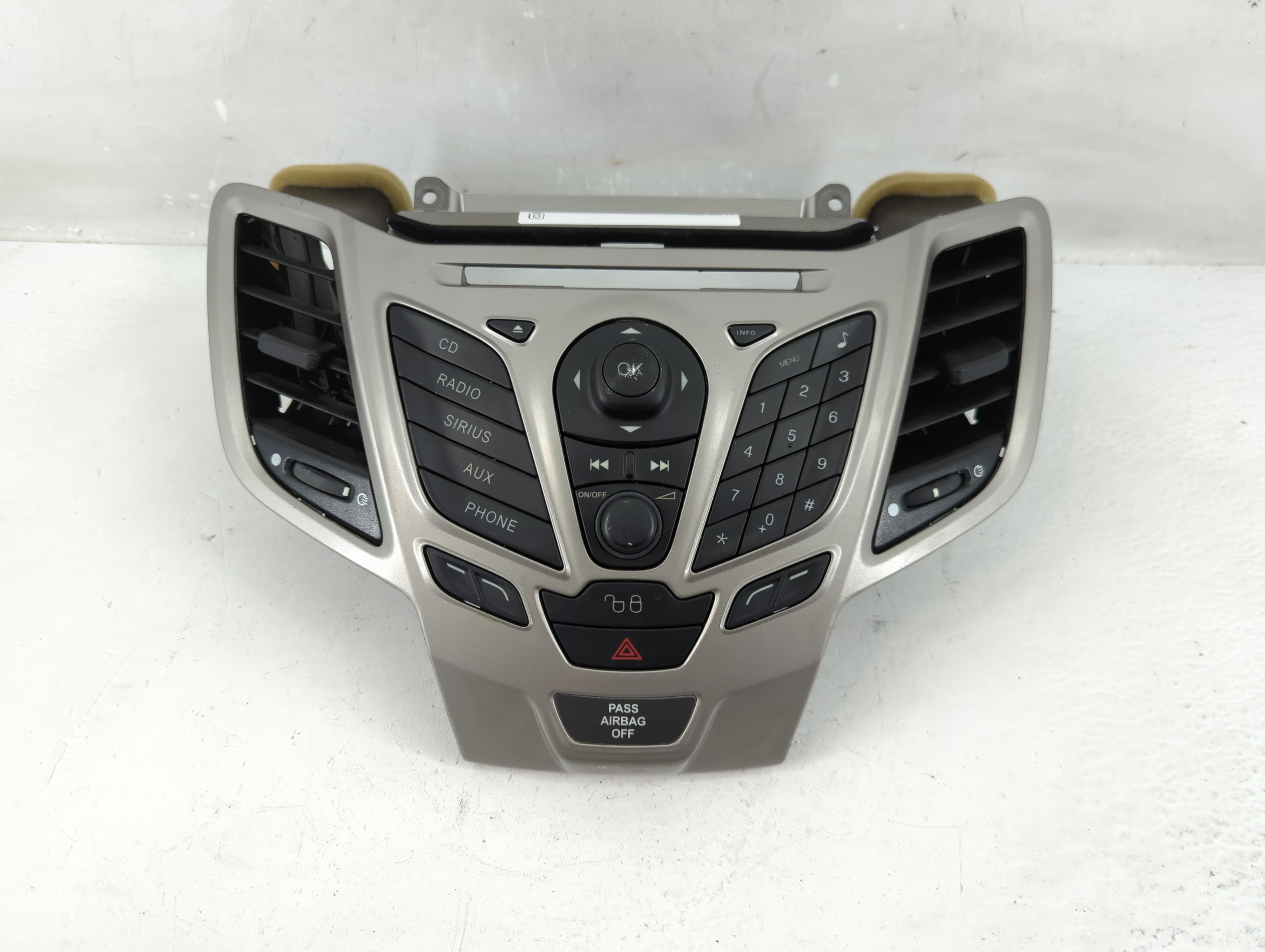 2011-2013 Ford Fiesta Am Fm Cd Player Radio Receiver 1228294 - Oemusedautoparts1.com