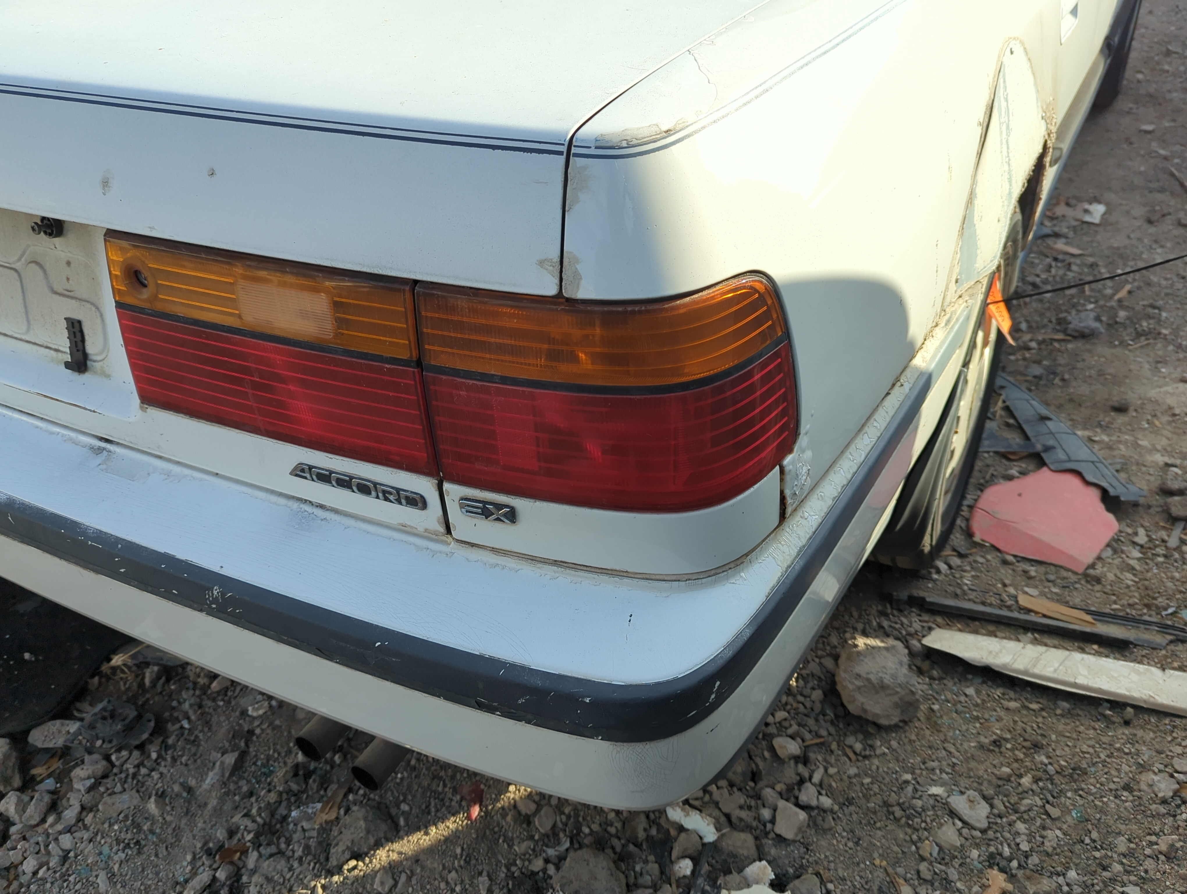 1991 Honda Accord Passenger Right Side Tail Light Taillight Oem 1228595 - Oemusedautoparts1.com