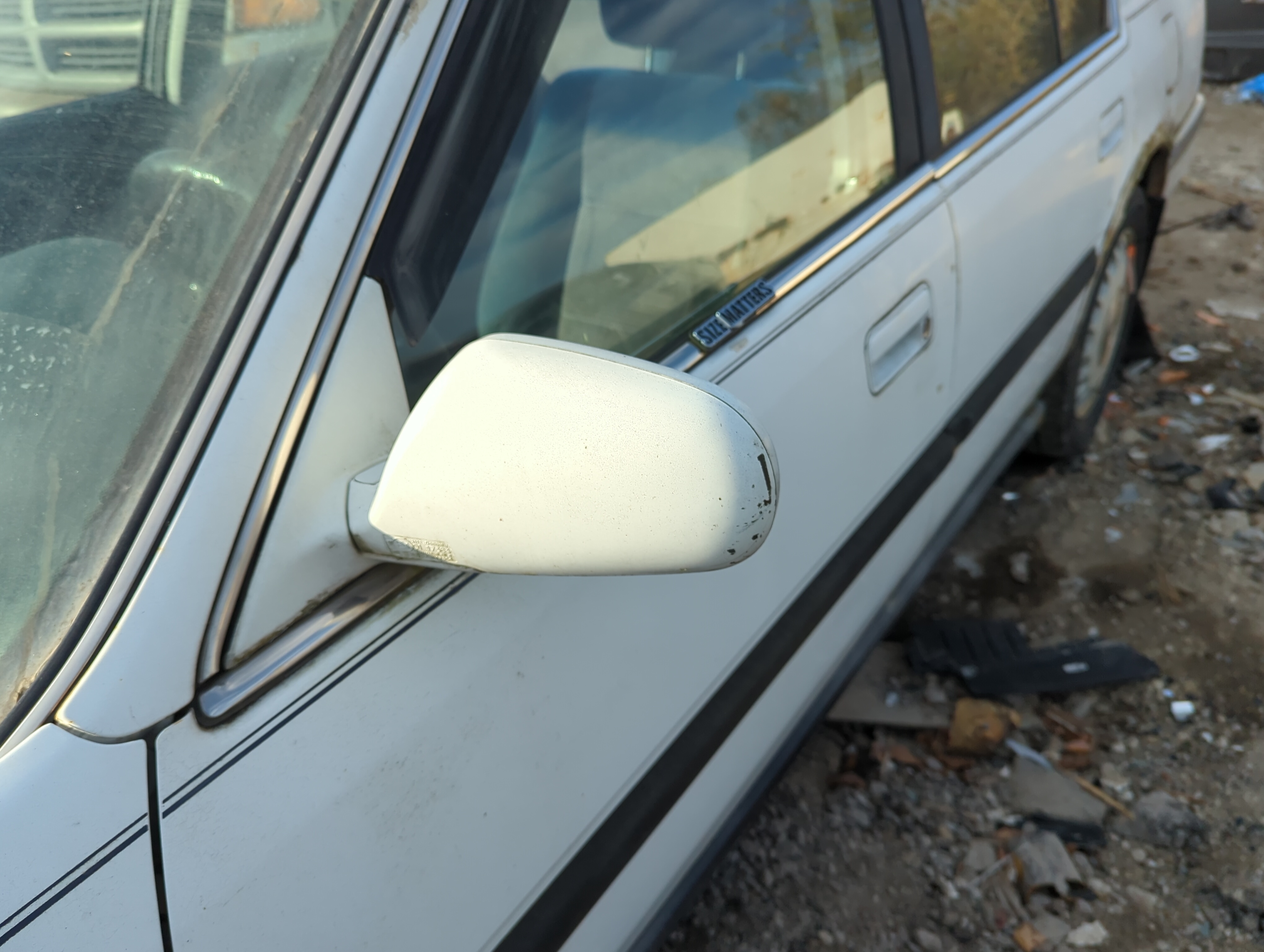 1991 Honda Accord Driver Left Side View Power Door Mirror 1228678 - Oemusedautoparts1.com