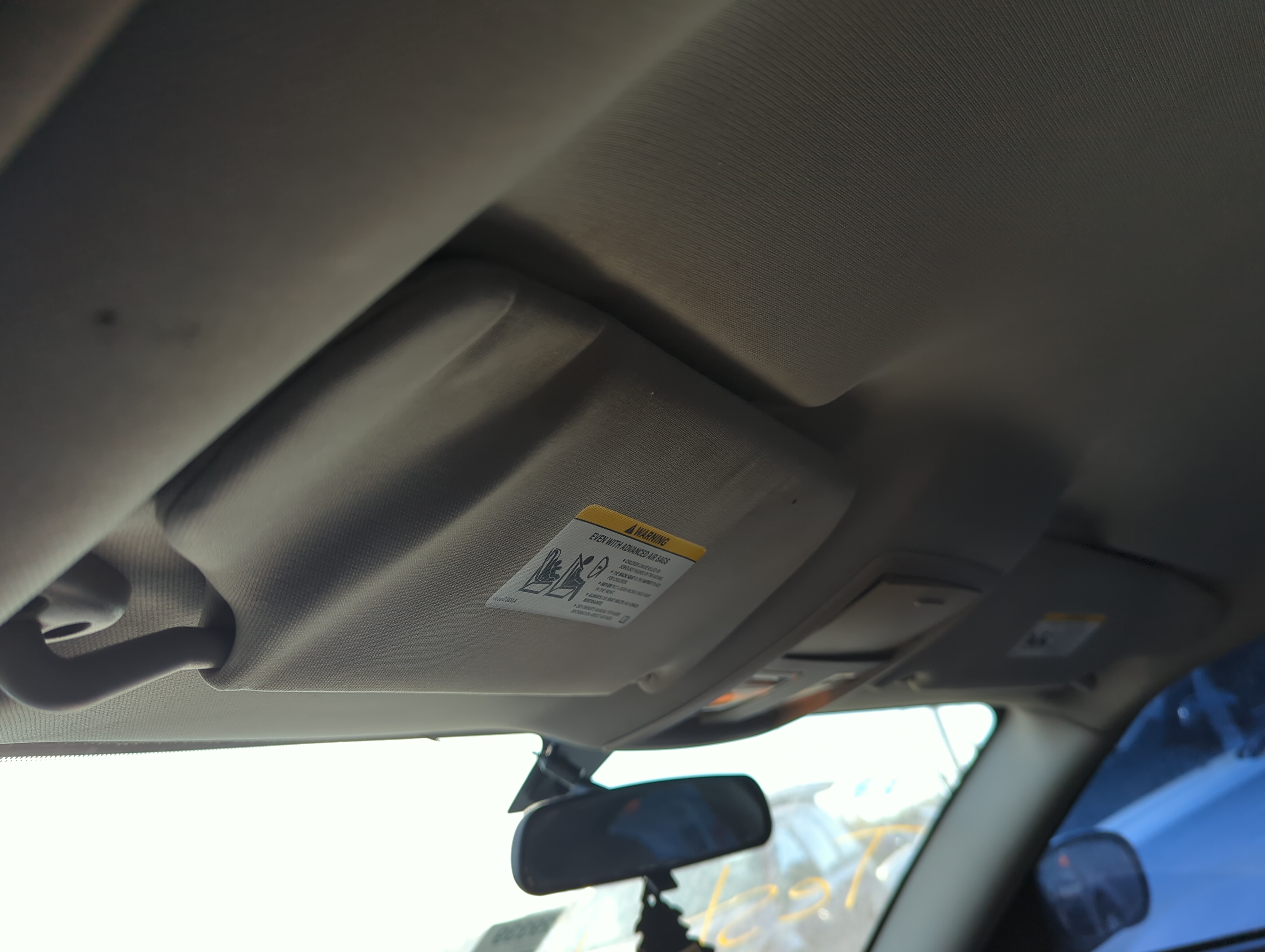 2006-2007 Dodge Charger Driver Sun Visor Mirror Left Sunvisor 1228754 - Oemusedautoparts1.com