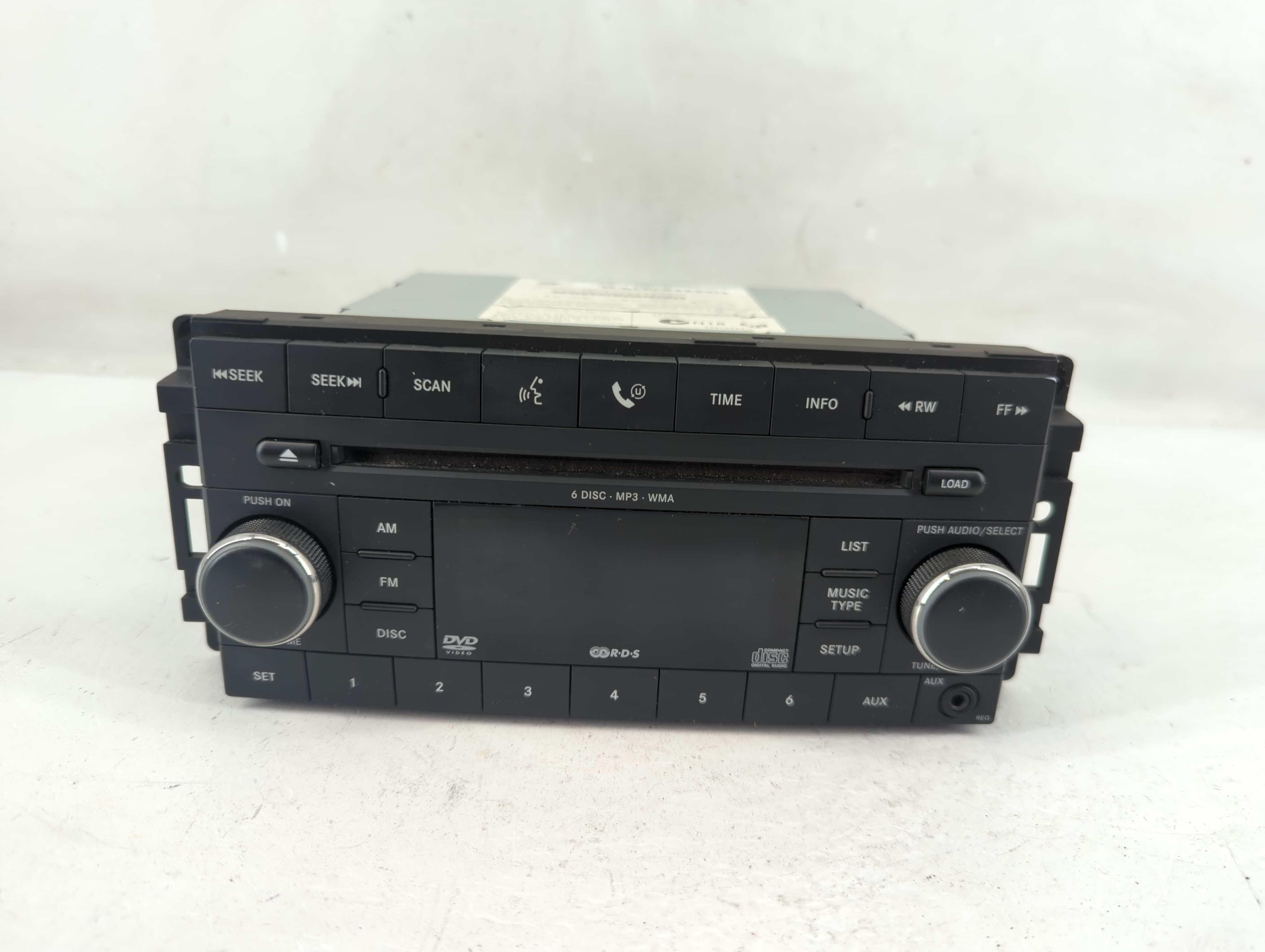 2007-2008 Chrysler Sebring Am Fm Cd Player Radio Receiver 1229126 - Oemusedautoparts1.com