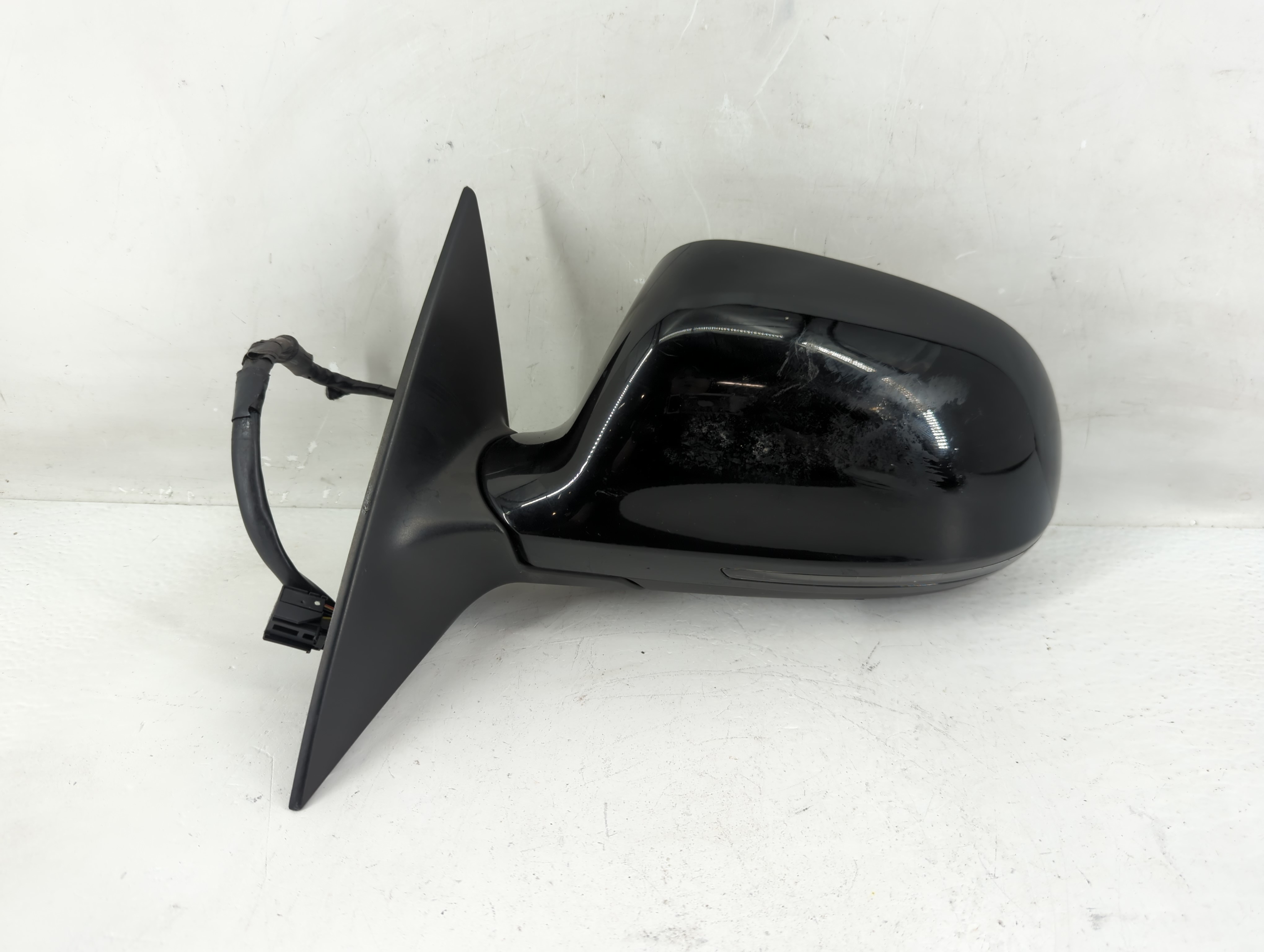 2009-2011 Audi A6 Driver Left Side View Power Door Mirror Black 1229671 - Oemusedautoparts1.com
