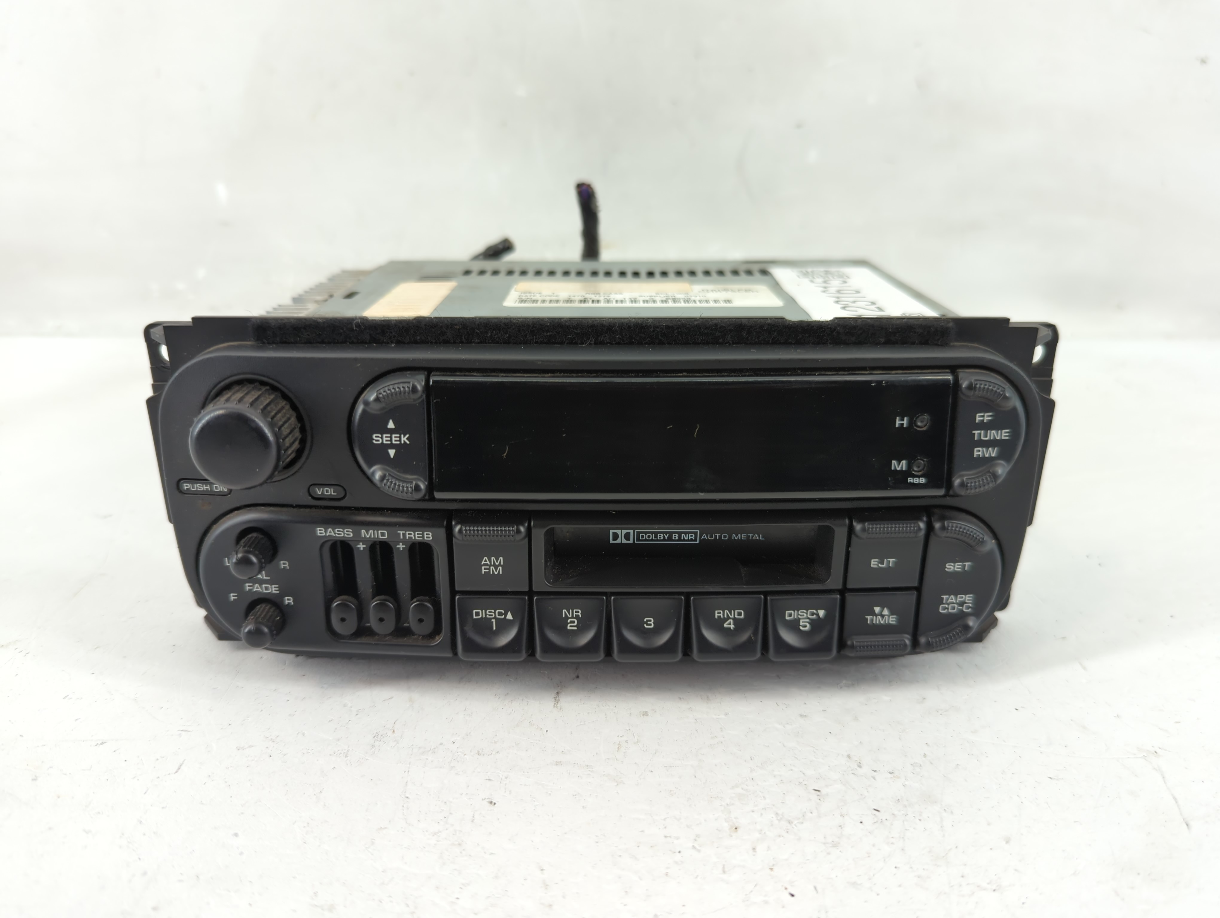 1994-2003 Dodge Ram 1500 Am Fm Cd Player Radio Receiver 1231615 - Oemusedautoparts1.com