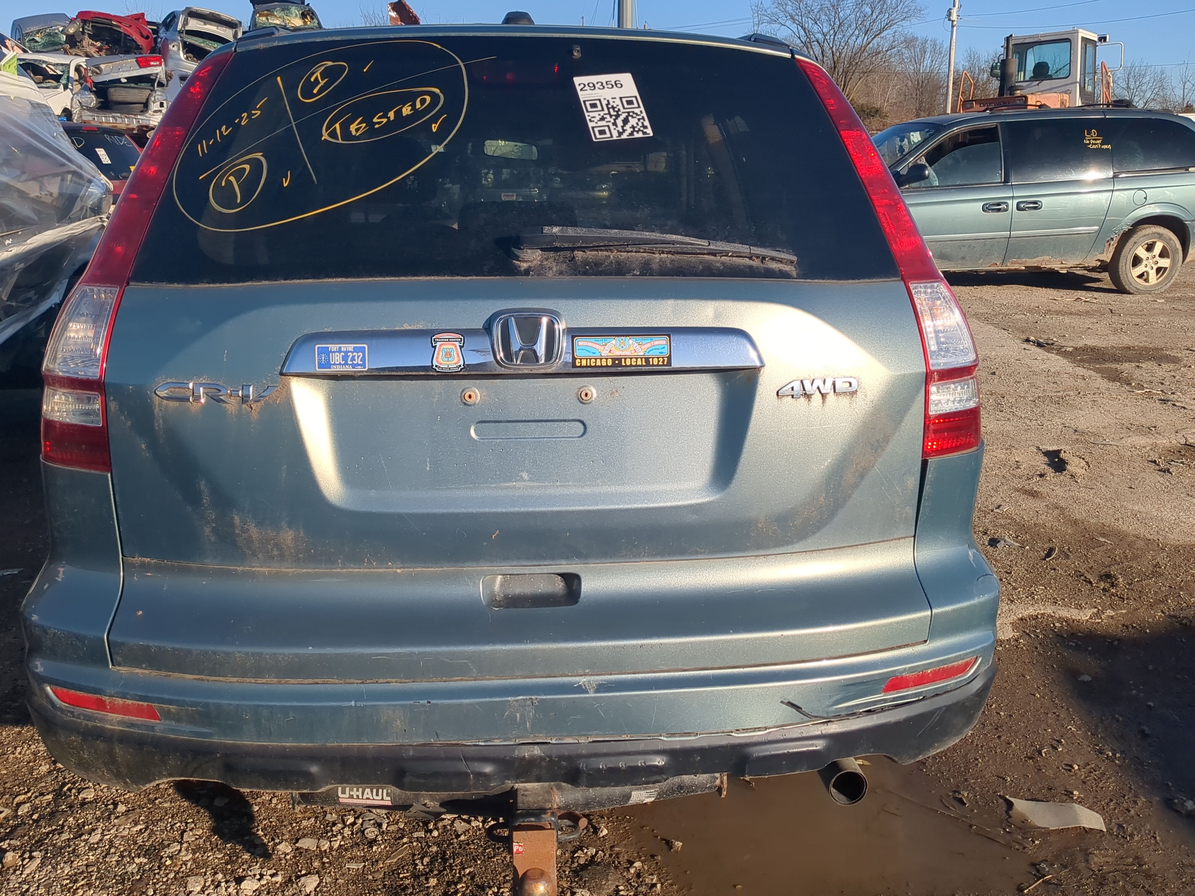 Picture of 2007-2011 Honda Cr-v Trunk/decklid/hatch/tailgate Oem 1231652