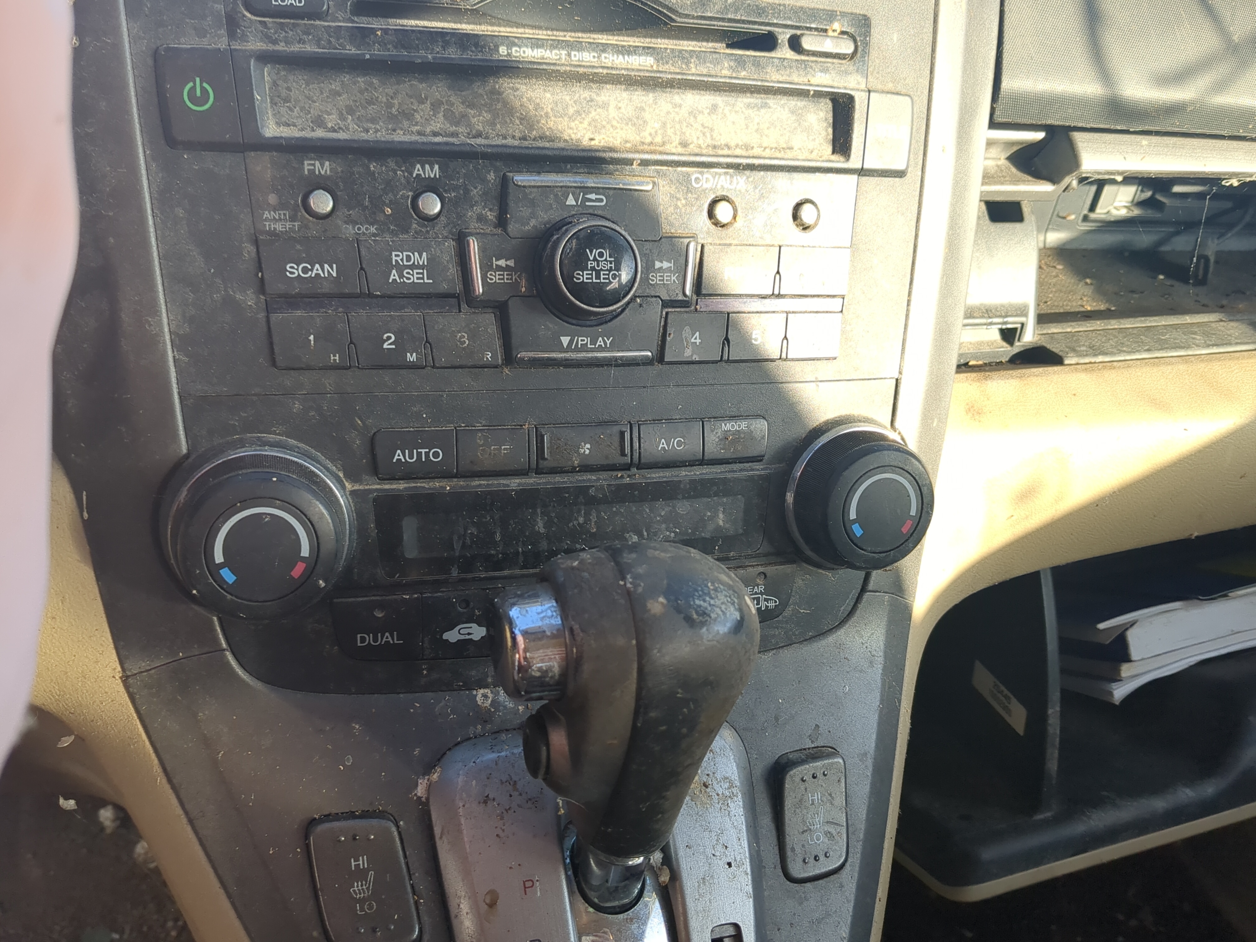 Picture of 2010-2011 Honda Cr-v Ac Heater Climate Control 1231671