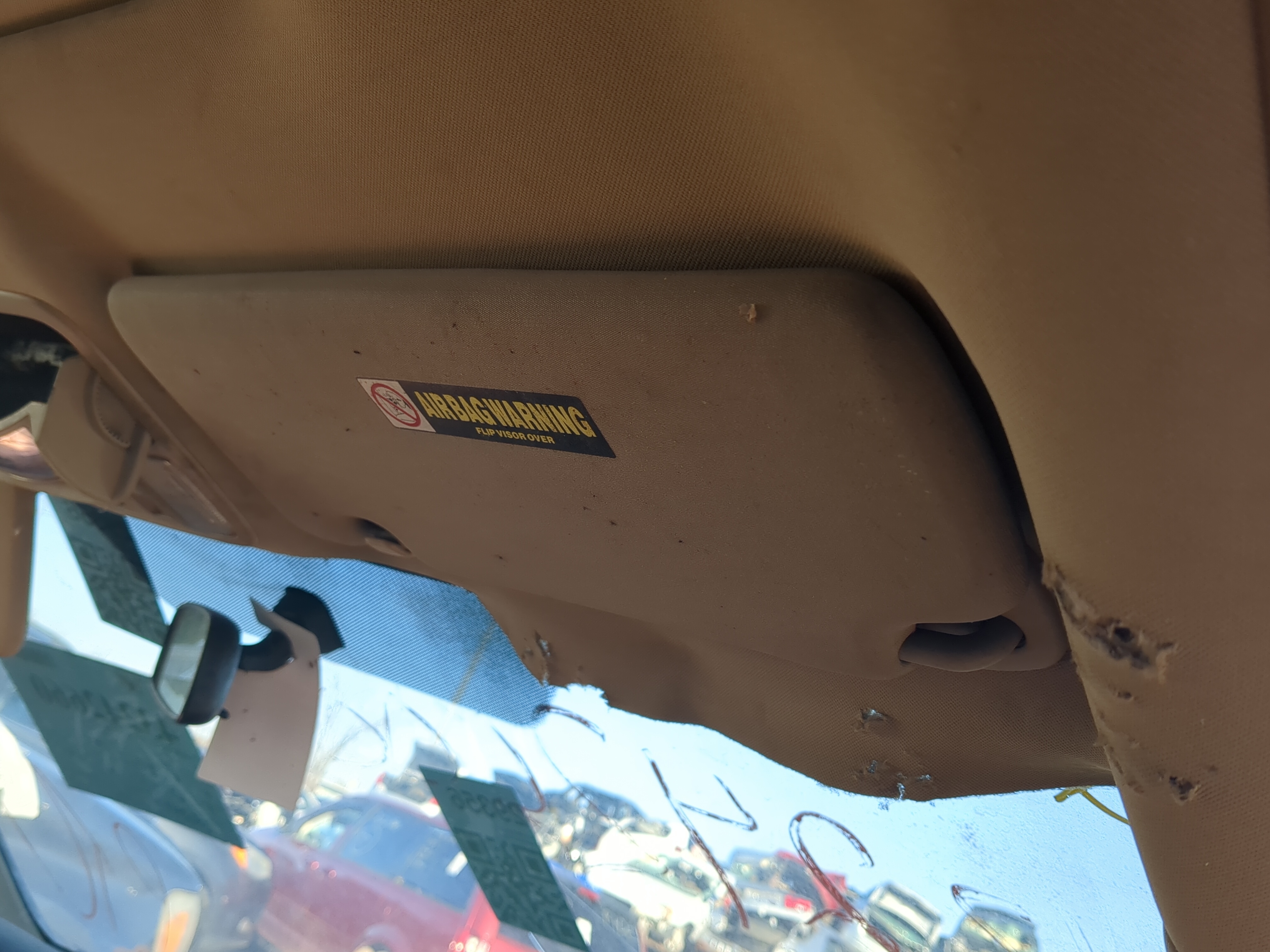 Picture of 2010-2011 Honda Cr-v Passenger Sun Visor Mirror Right Sunvisor 1231735