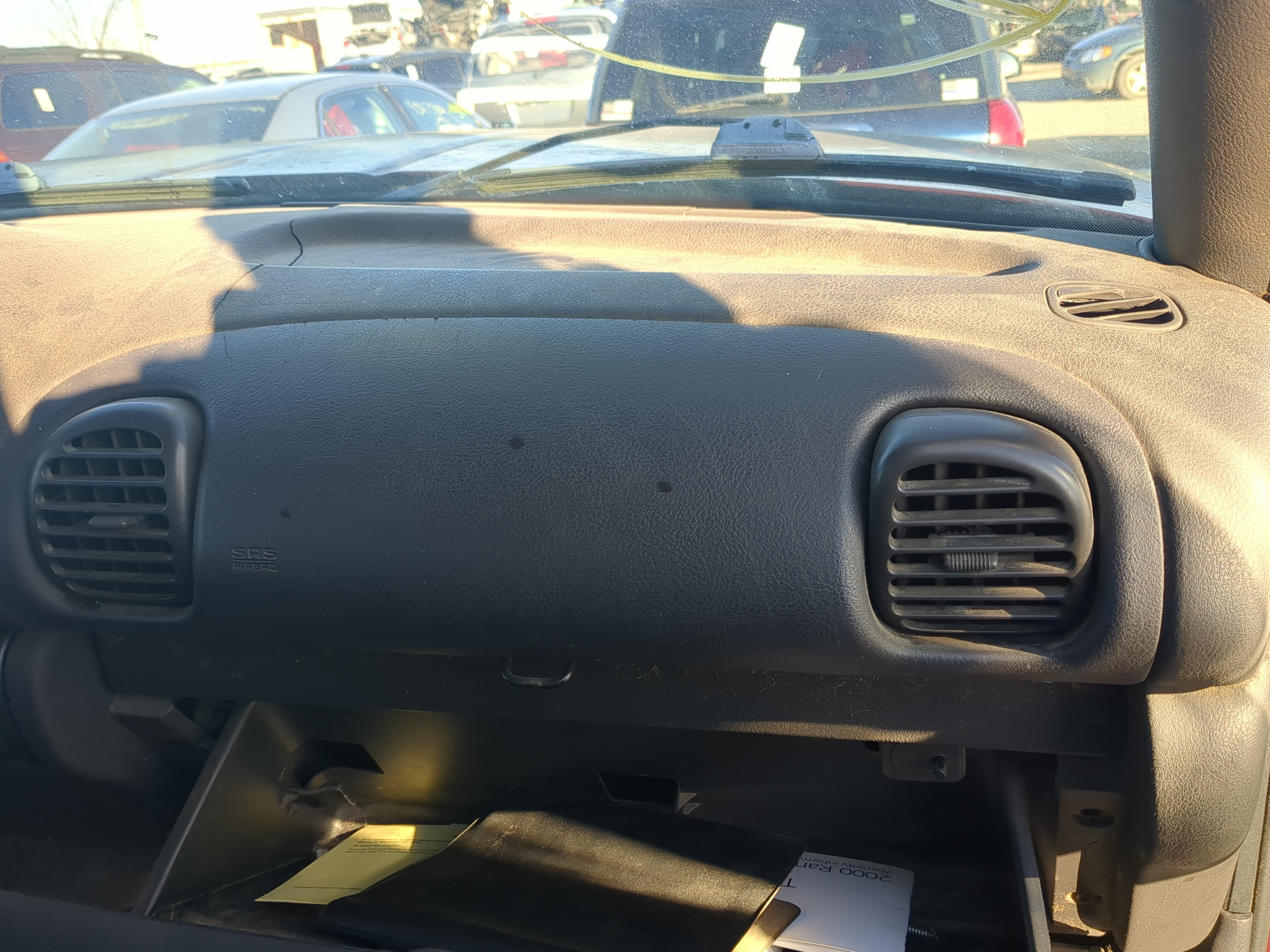 1998-2001 Dodge Ram 1500 Air Bag Passenger Right Dashboard Oem 1232155 - Oemusedautoparts1.com