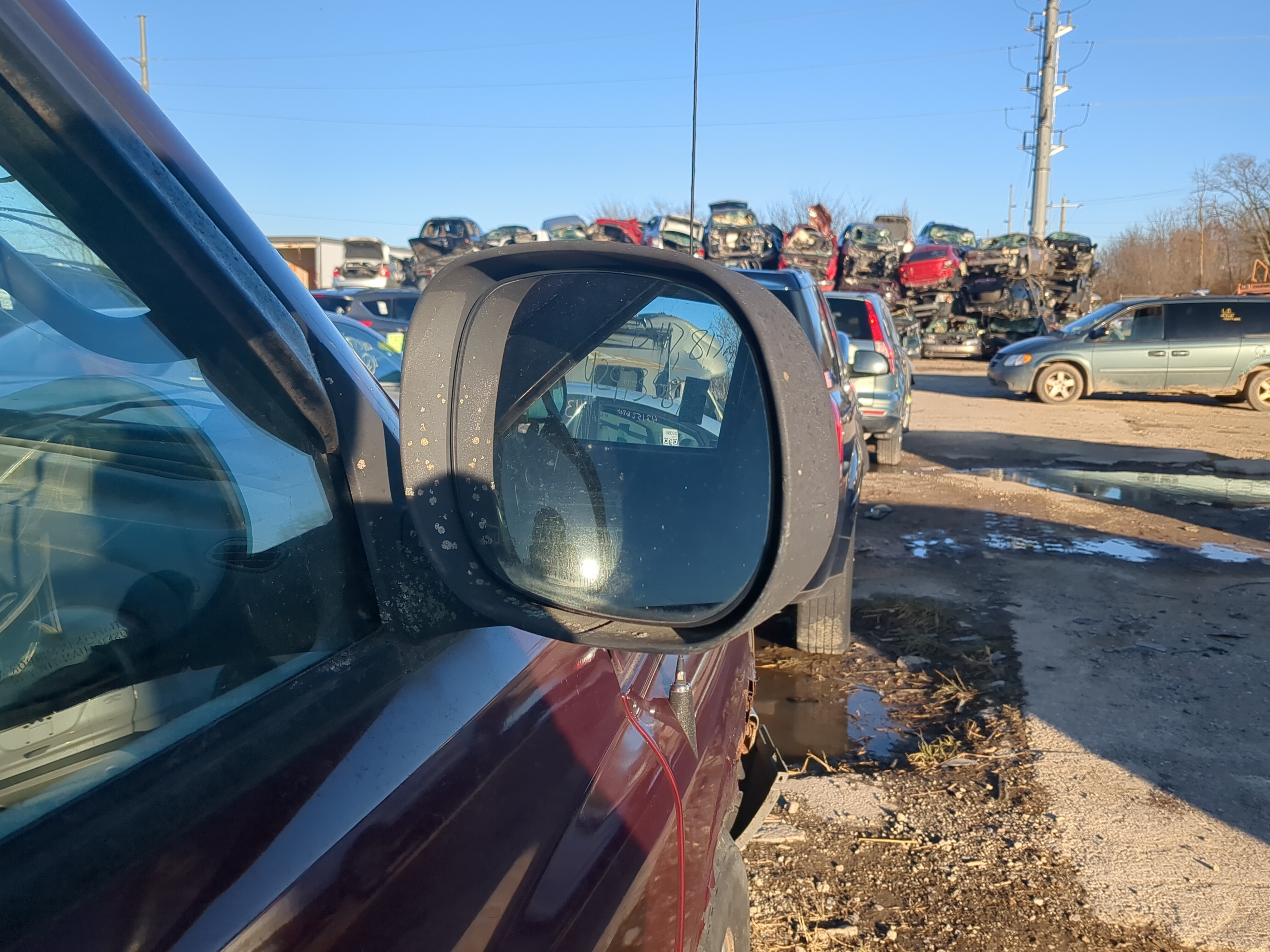 1998-2001 Dodge Ram 1500 Passenger Right Side View Power Door Mirror 1232202 - Oemusedautoparts1.com