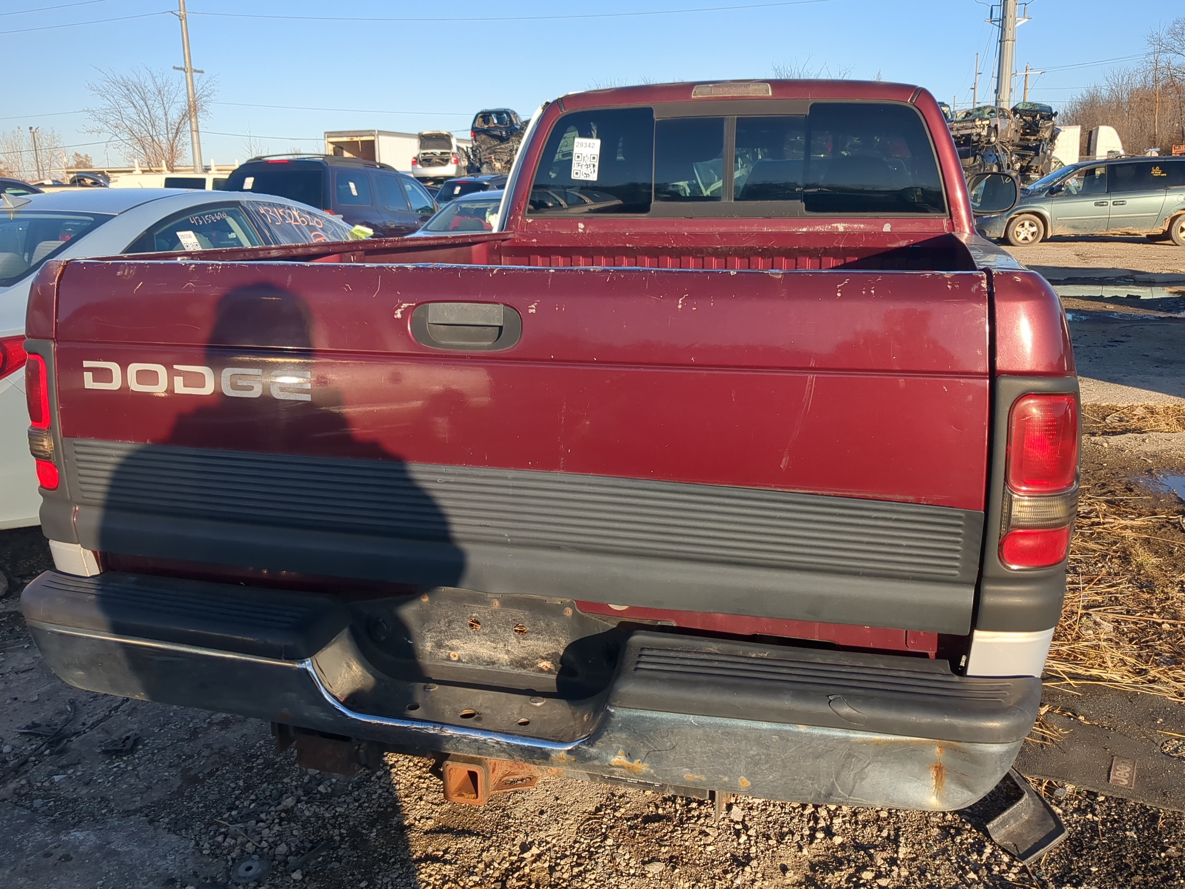 1995-2001 Dodge Ram 1500 Trunk/decklid/hatch/tailgate Oem 1232241 - Oemusedautoparts1.com