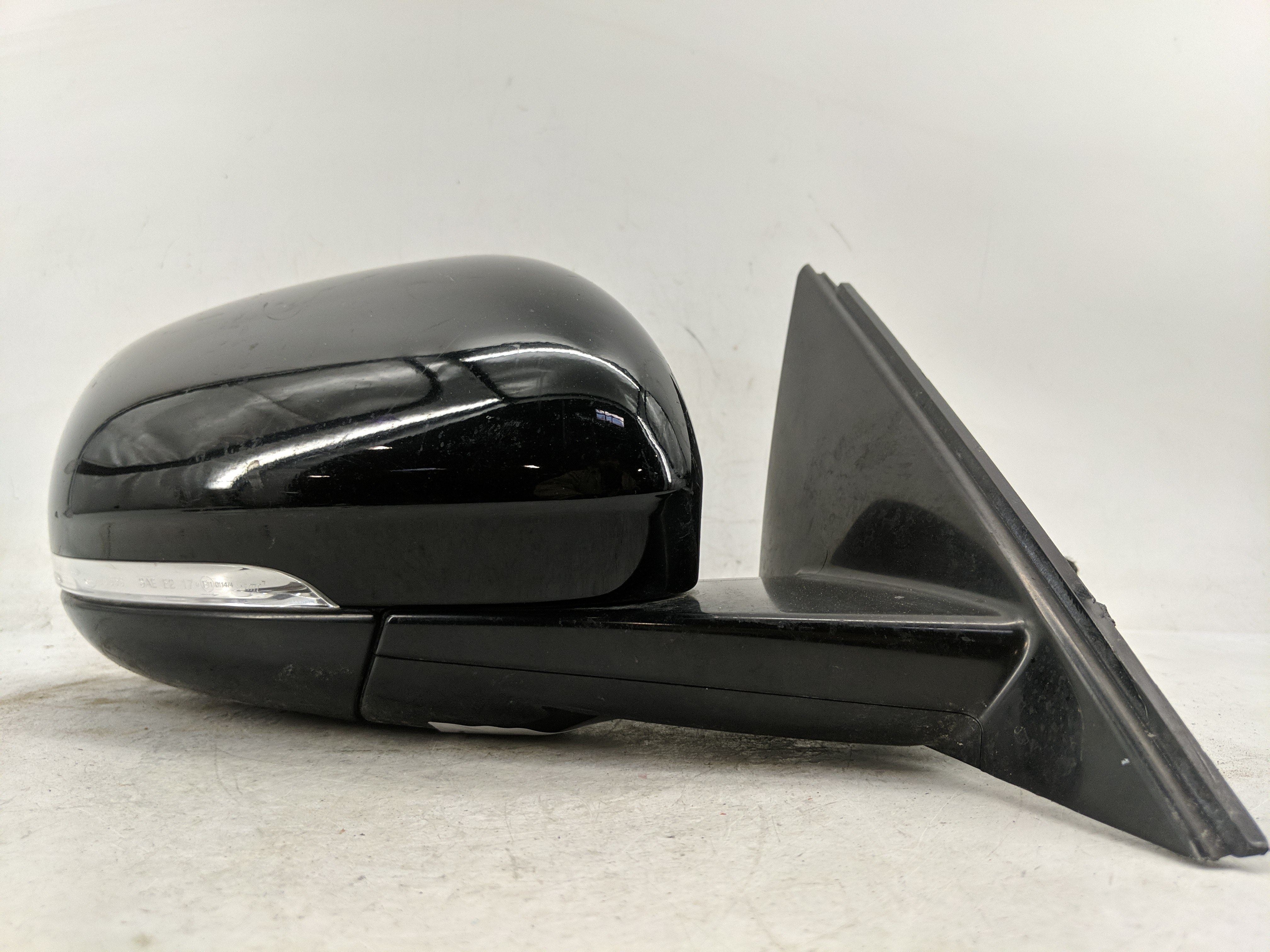 2016-2019 Jaguar Xf Passenger Right Side View Power Door Mirror Black 1233223 - Oemusedautoparts1.com