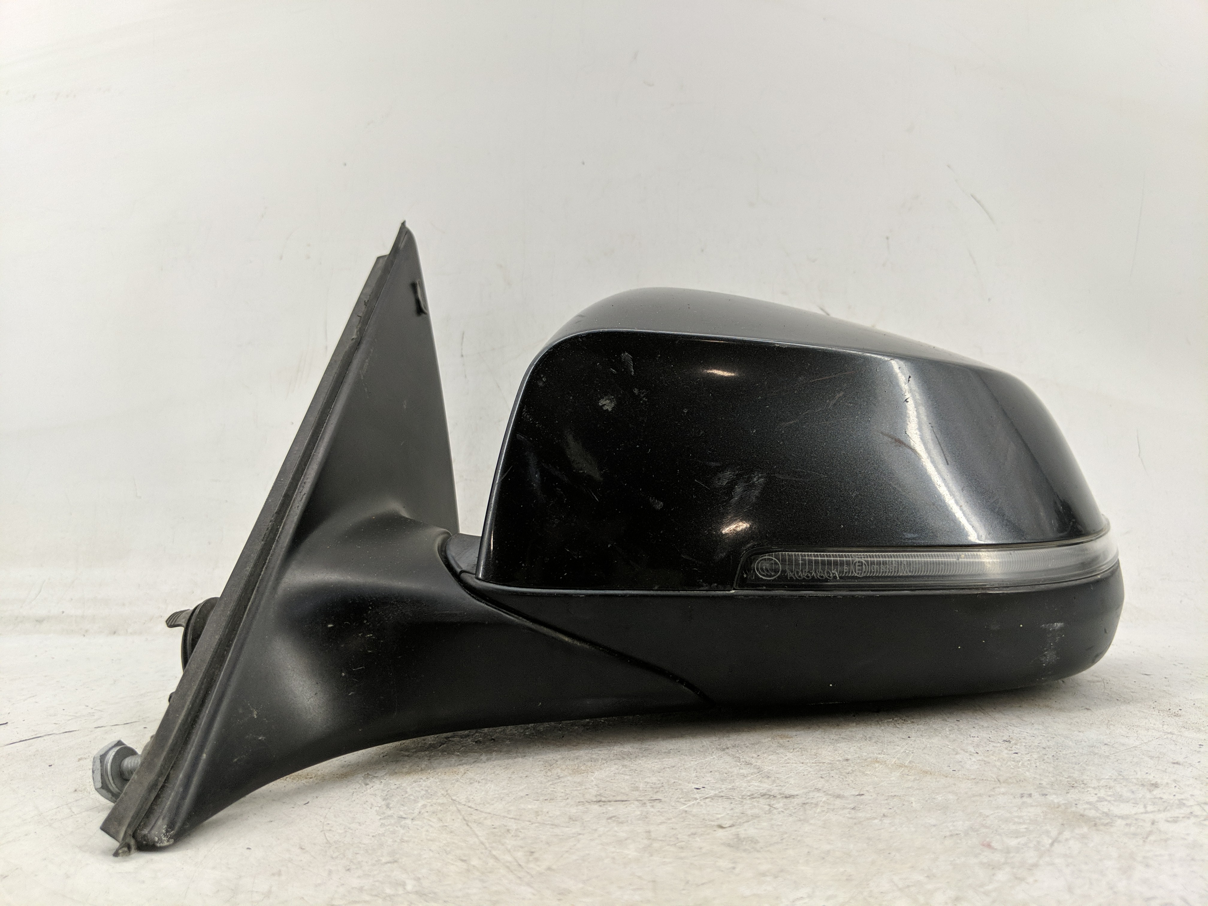 2014-2016 Bmw 535i Driver Left Side View Power Door Mirror Black 1233226 - Oemusedautoparts1.com