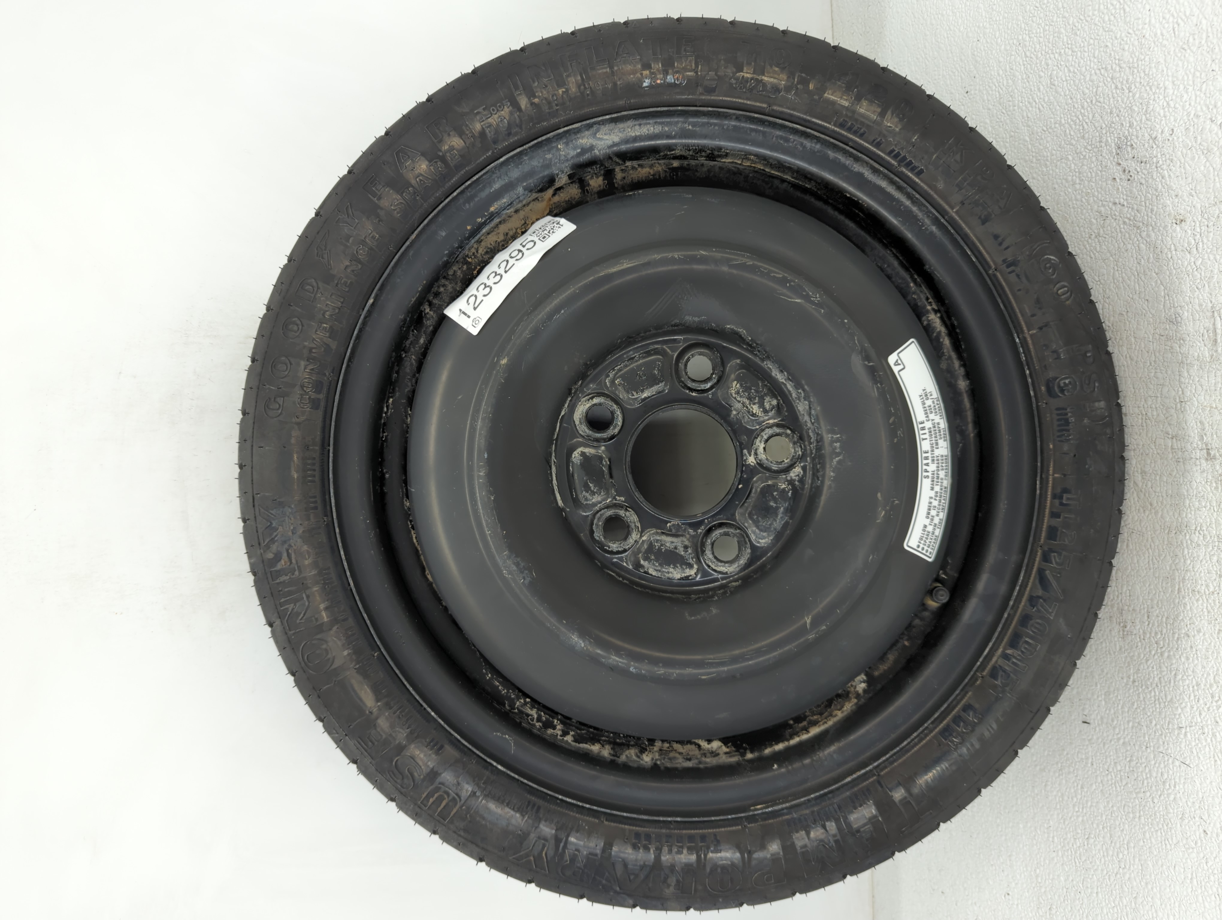2001-2006 Chrysler Sebring Spare Donut Tire Wheel Rim Oem 1233295 - Oemusedautoparts1.com