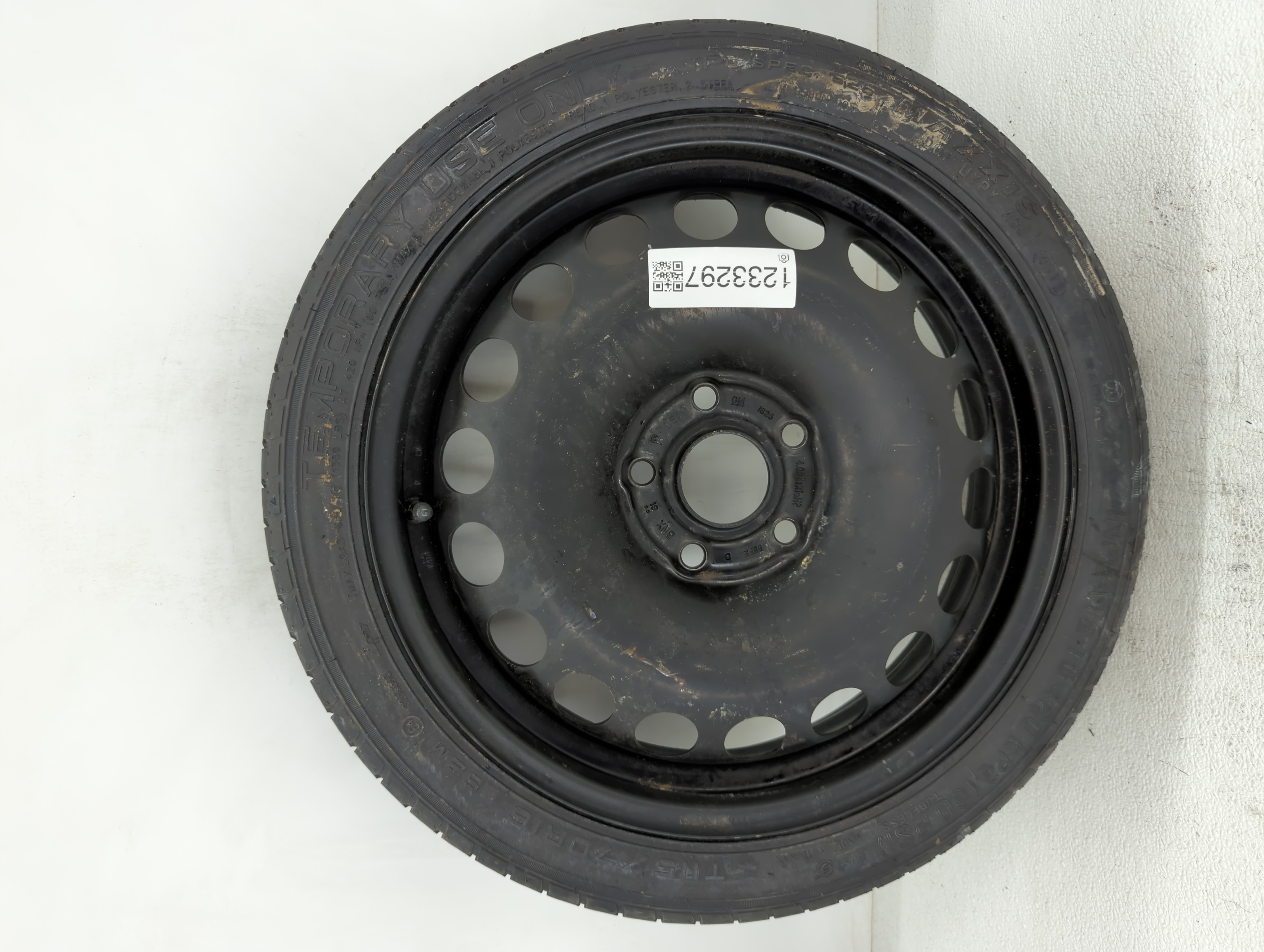 Picture of 2012-2020 Chevrolet Sonic Spare Donut Tire Wheel Rim Oem 1233297