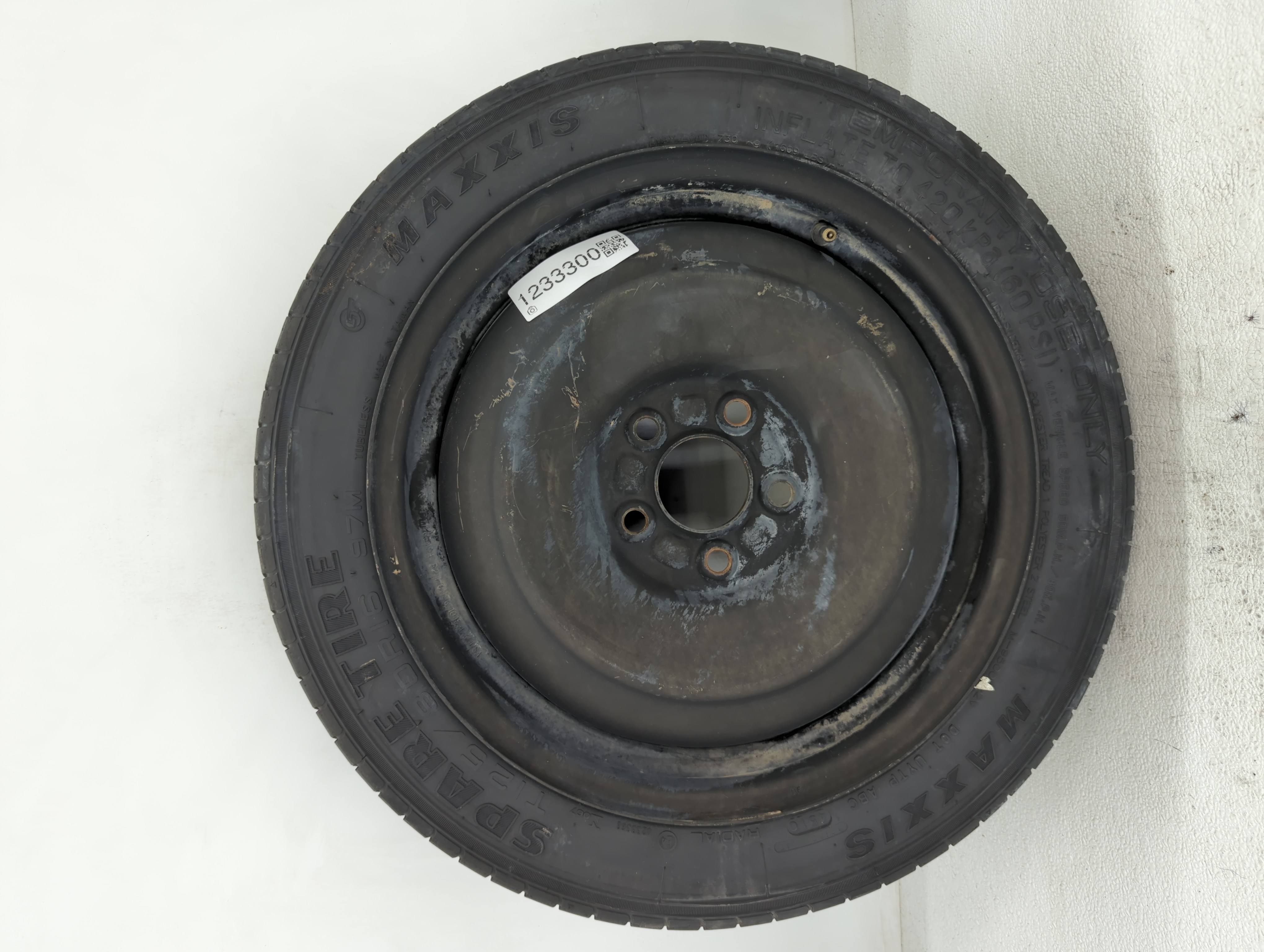 2012-2018 Ford Focus Spare Donut Tire Wheel Rim Oem 1233300 - Oemusedautoparts1.com