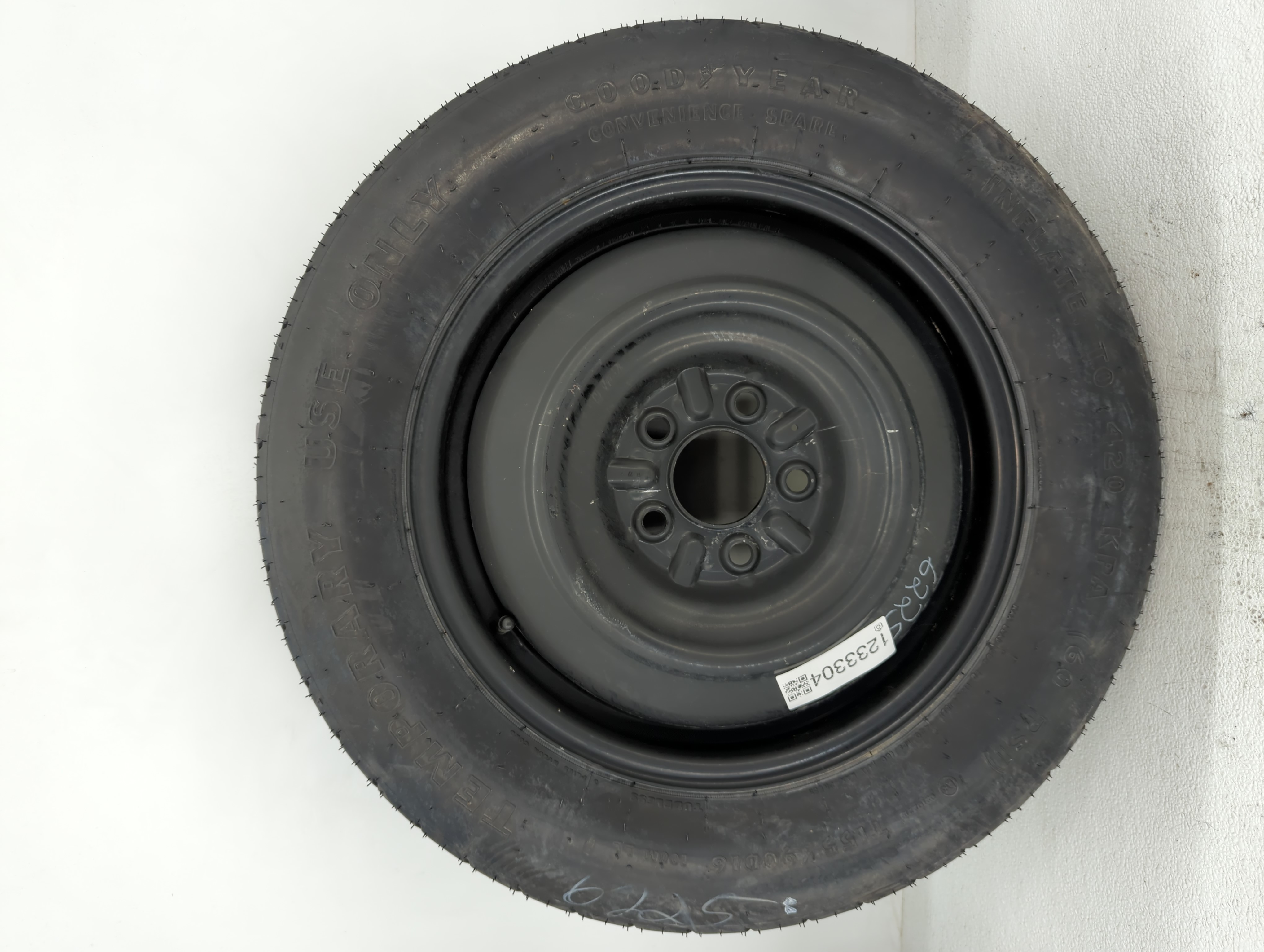 Picture of 2007-2012 Dodge Caliber Spare Donut Tire Wheel Rim Oem 1233304
