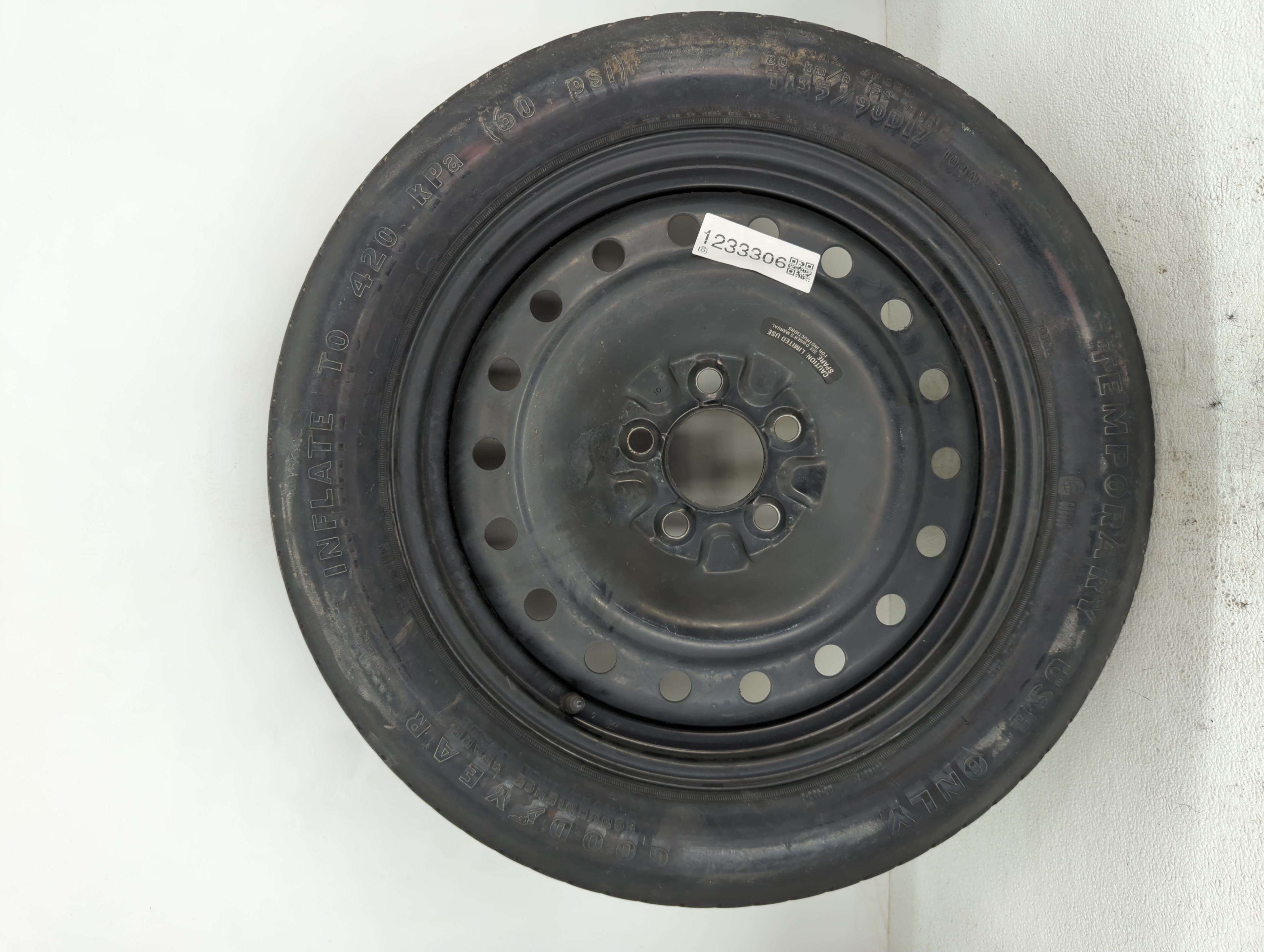 Picture of 2006-2022 Dodge Charger Spare Donut Tire Wheel Rim Oem 1233306