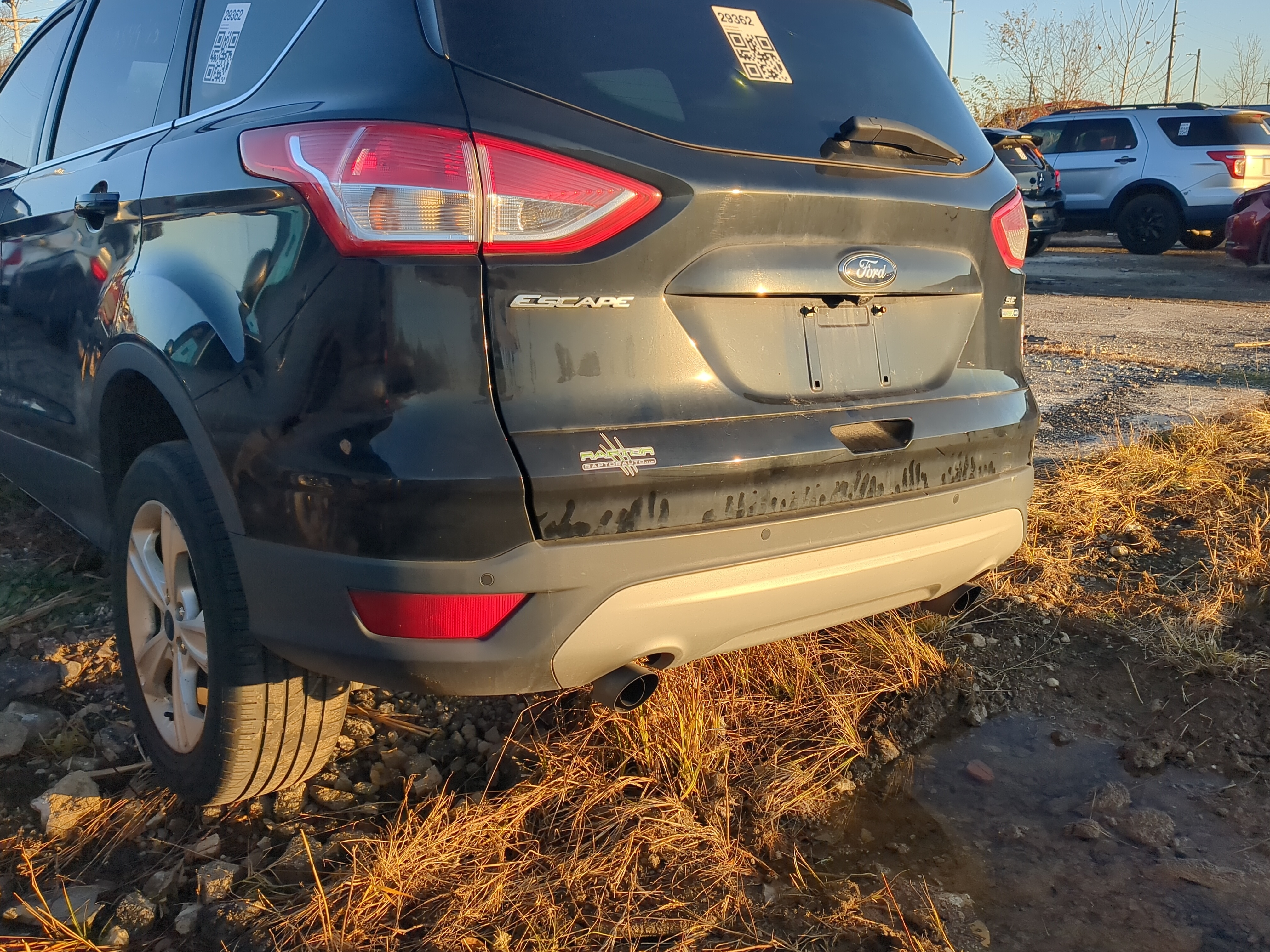 Picture of 2013-2016 Ford Escape Rear Bumper Assembly Oem 1233925