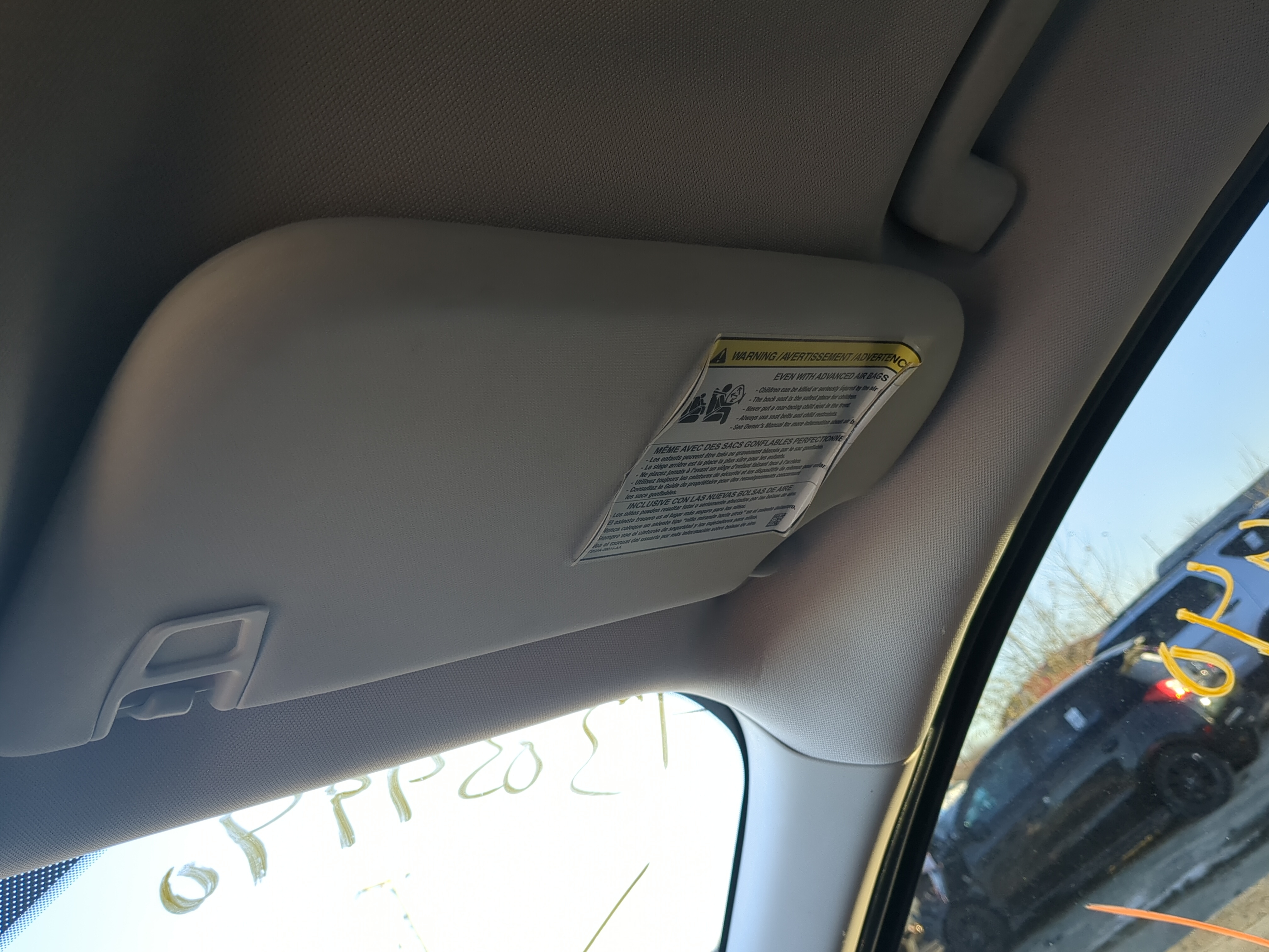 2013-2019 Ford Escape Passenger Sun Visor Mirror Right Sunvisor 1234017 - Oemusedautoparts1.com