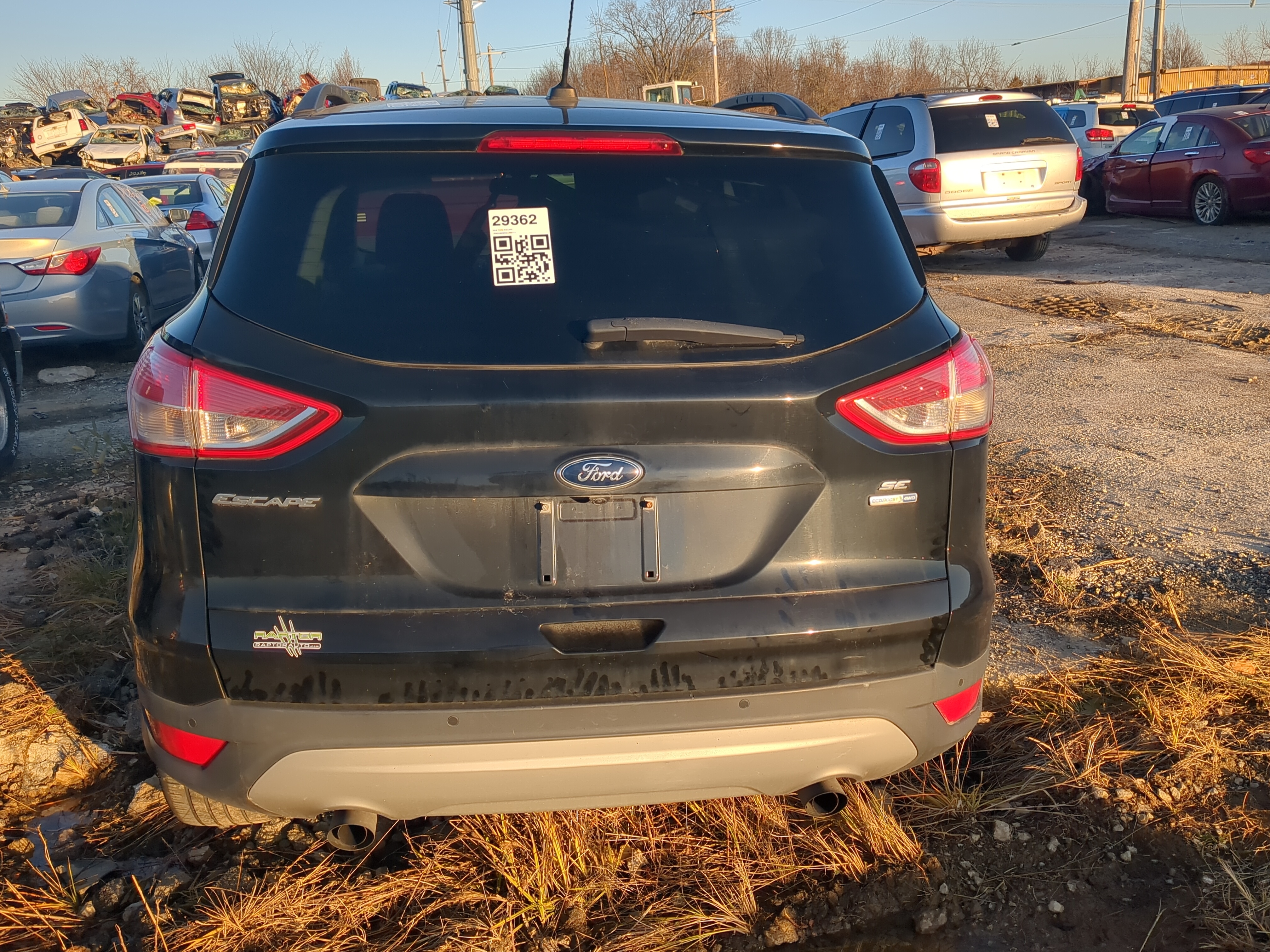 2014-2016 Ford Escape Trunk/decklid/hatch/tailgate Oem 1234072 - Oemusedautoparts1.com