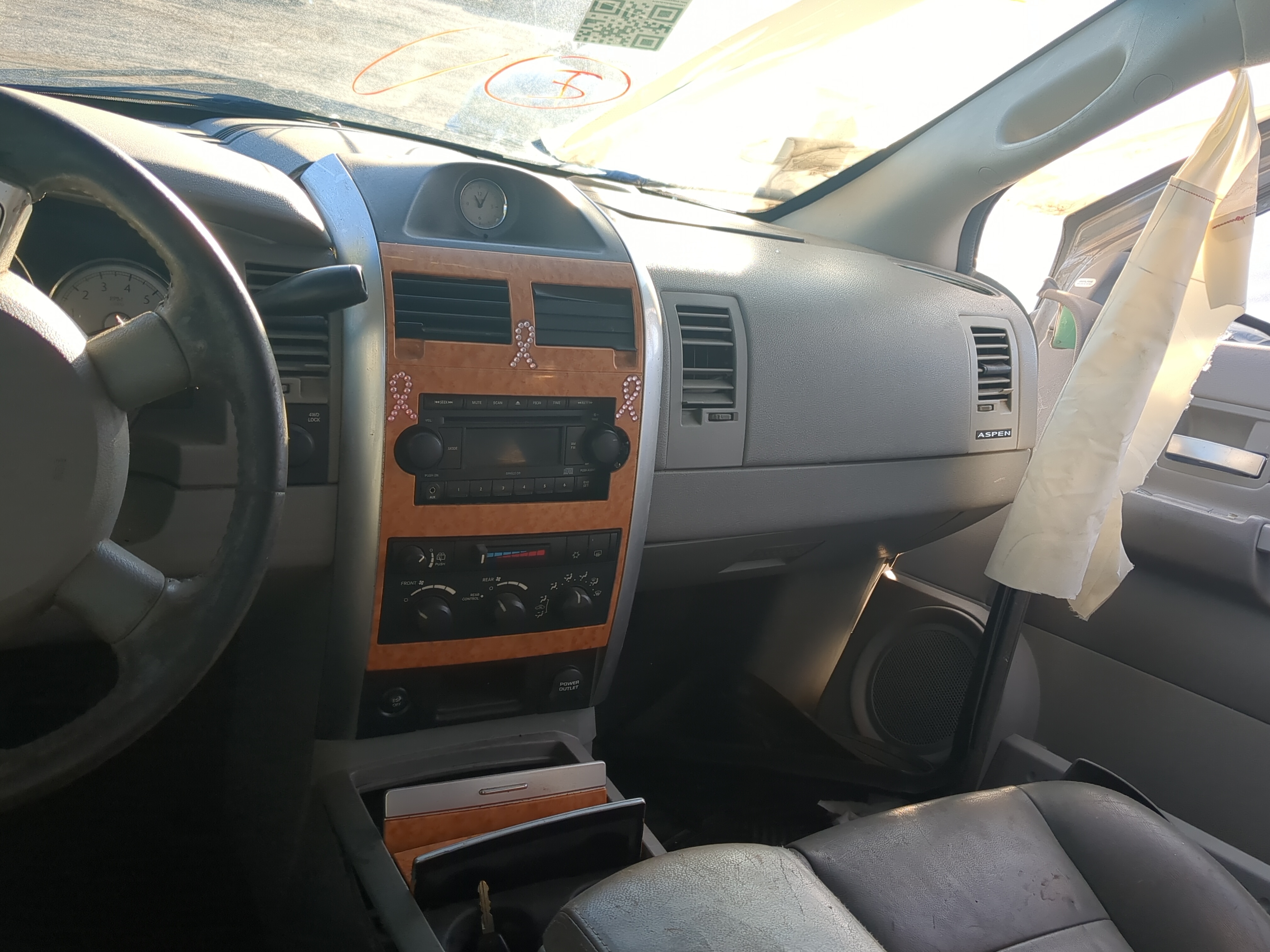 2007-2009 Chrysler Aspen Ac Heater Climate Control 1234301 - Oemusedautoparts1.com