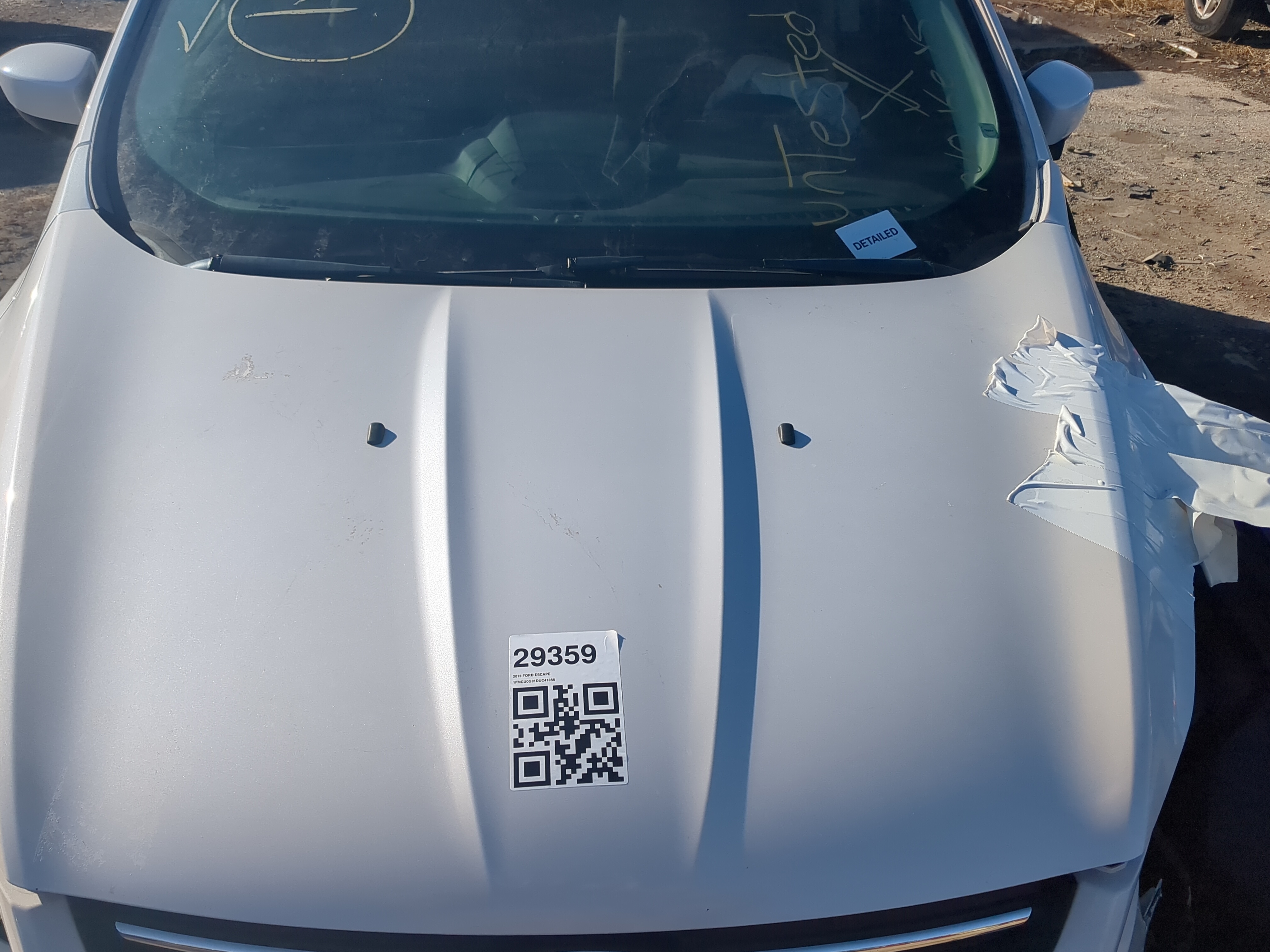 Picture of 2013-2016 Ford Escape Hood Oem 1234461