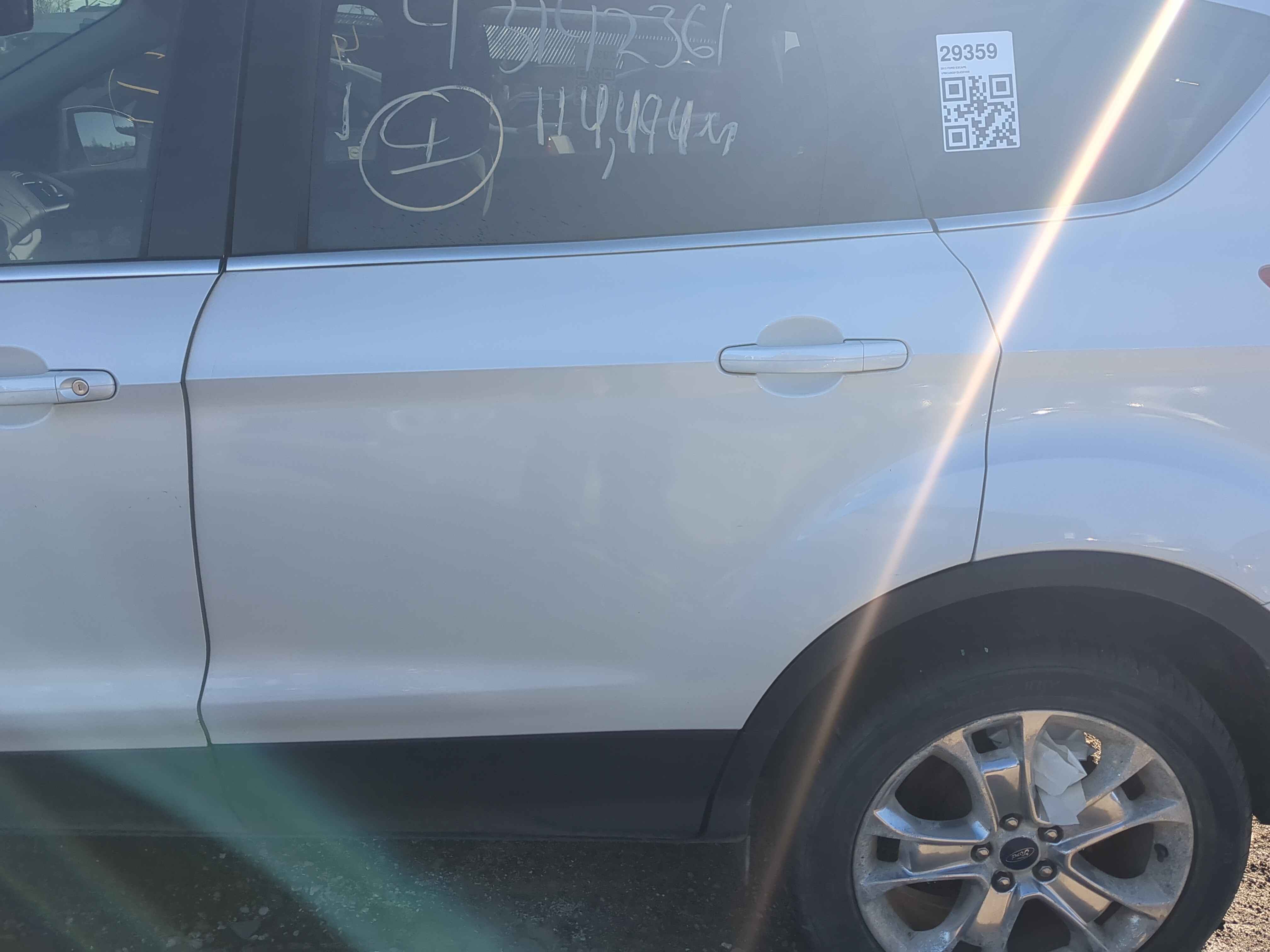 Picture of 2013-2019 Ford Escape Driver Rear Door Oem 1234483