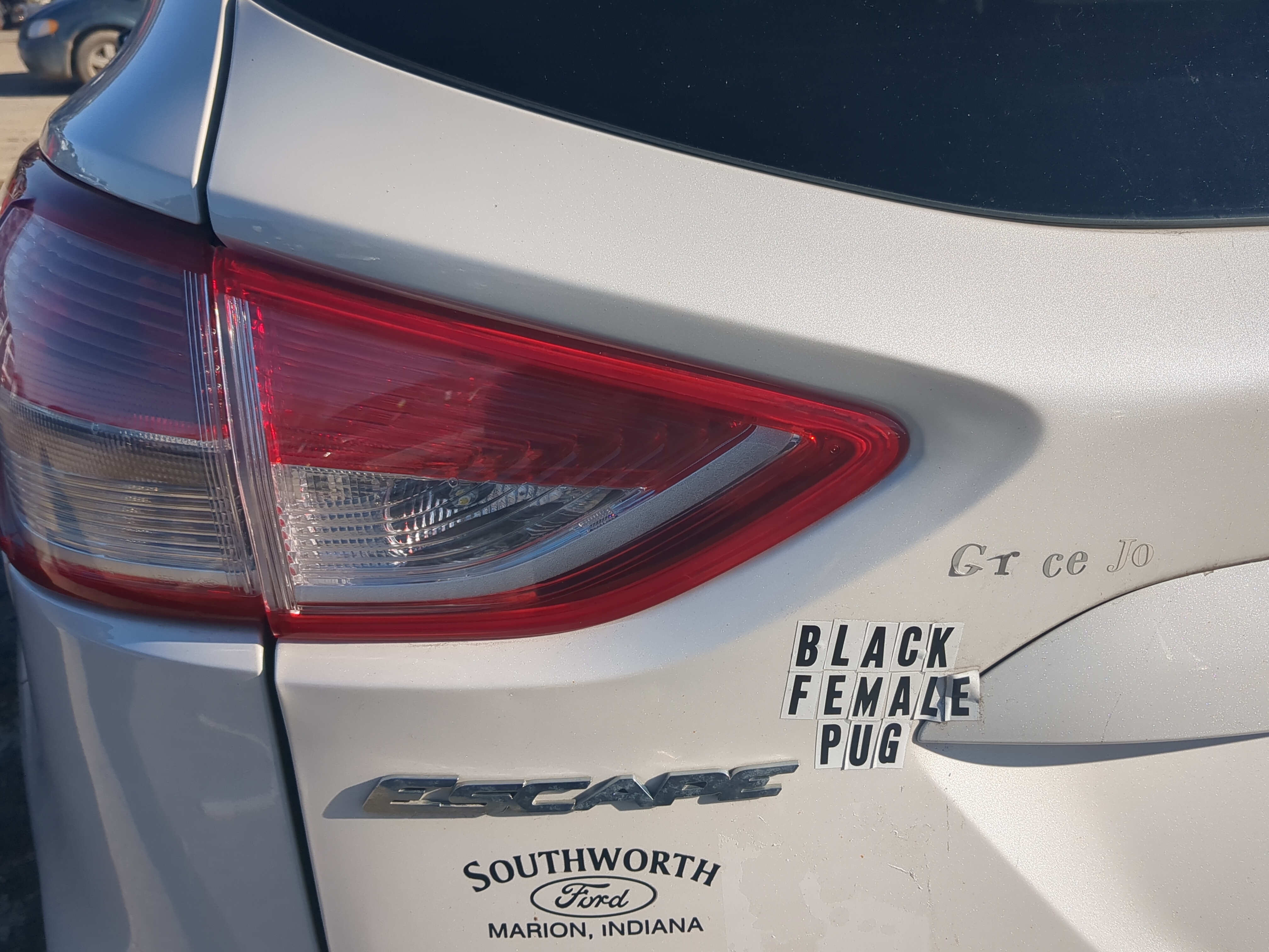 Picture of 2013 Ford Escape Driver Left Side Tail Light Taillight Deck Lid Mounted 1234494