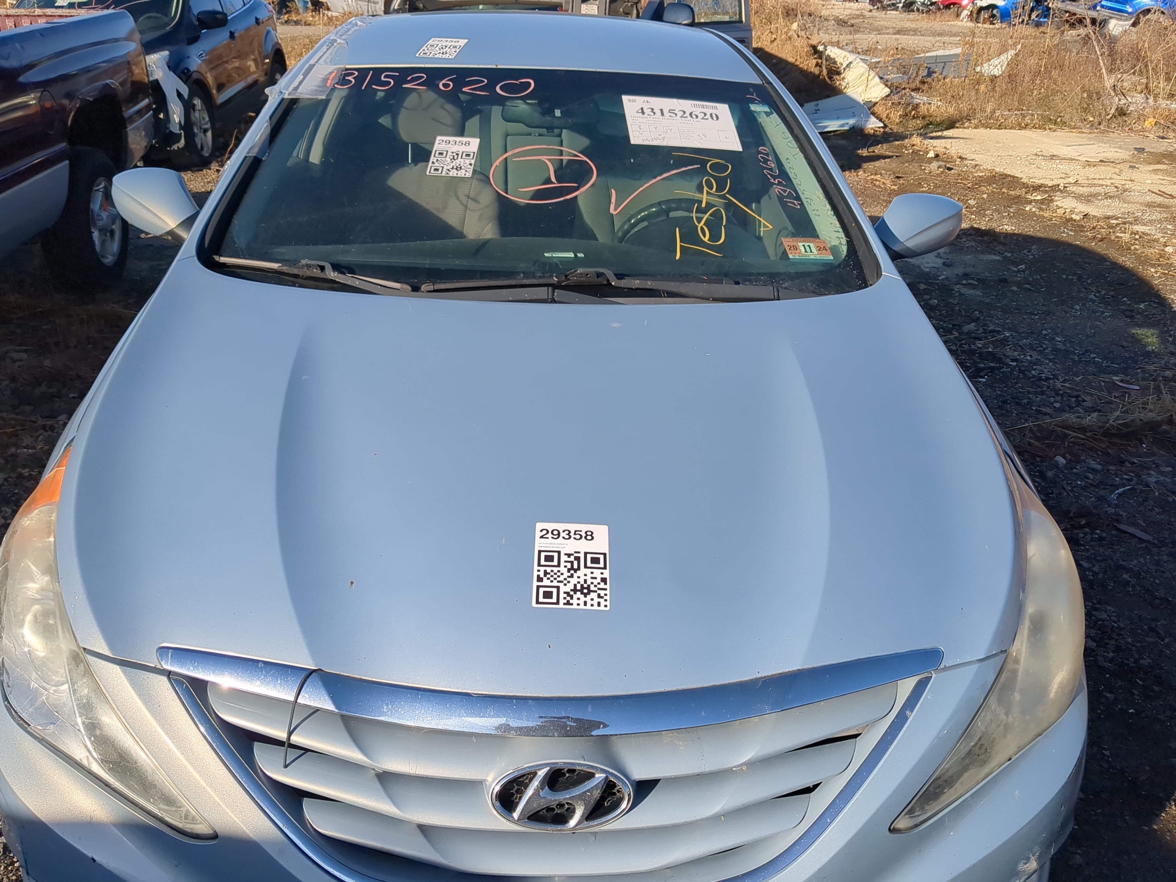 Picture of 2011-2014 Hyundai Sonata Hood Oem 1234833