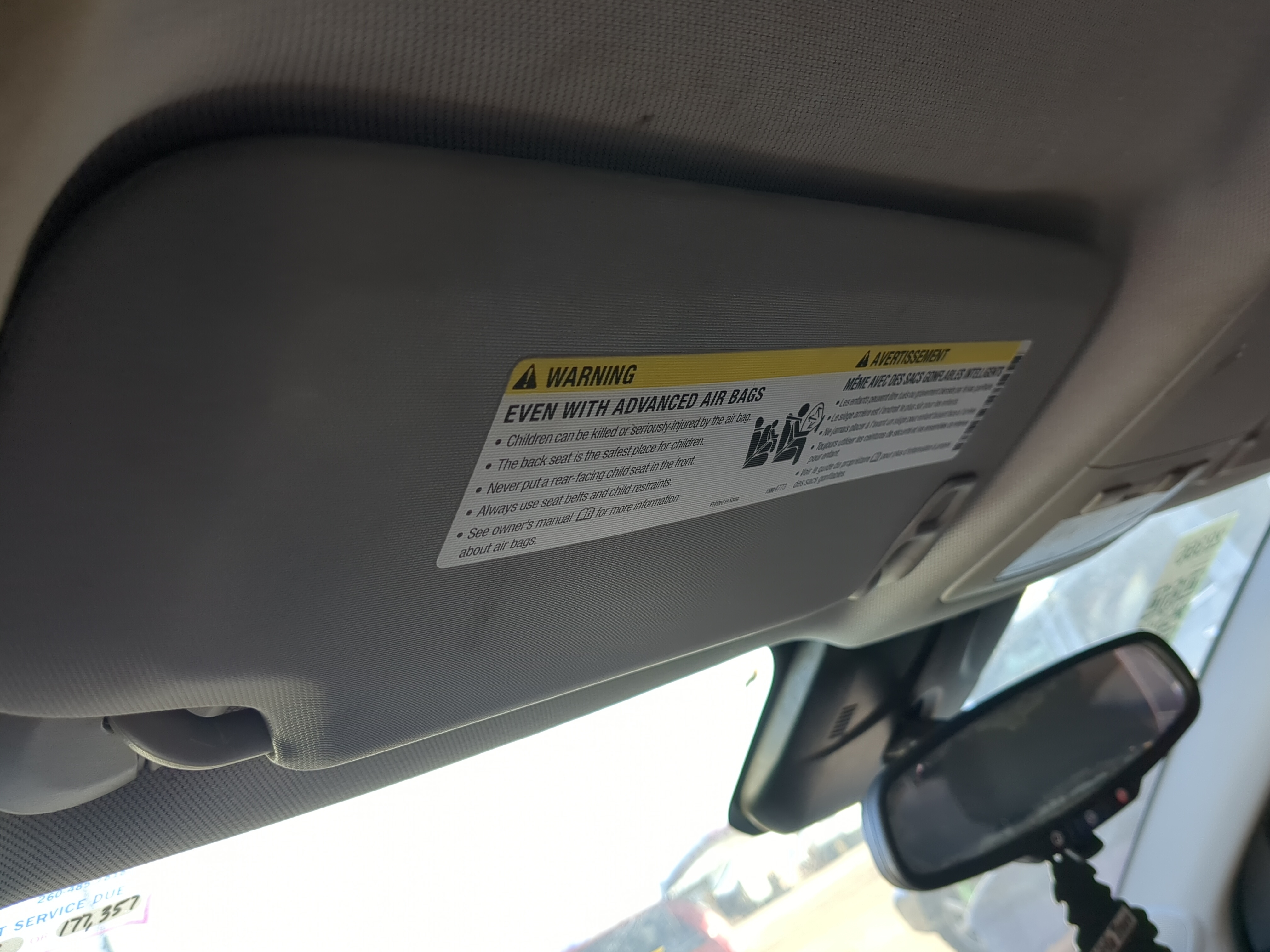 2011-2016 Chevrolet Cruze Driver Sun Visor Mirror Left Sunvisor 1235055 - Oemusedautoparts1.com