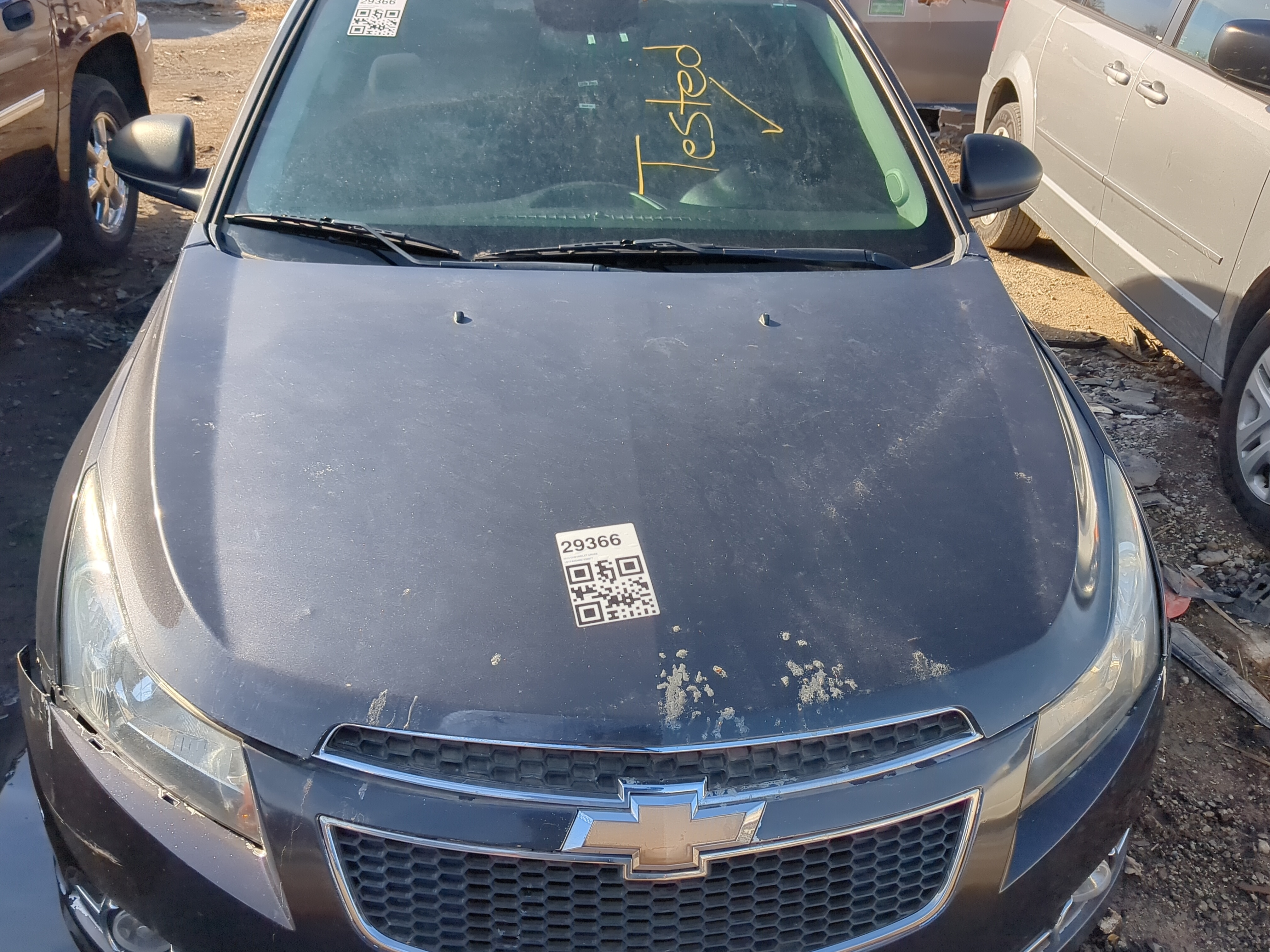 2011-2016 Chevrolet Cruze Hood Oem 1235063 - Oemusedautoparts1.com