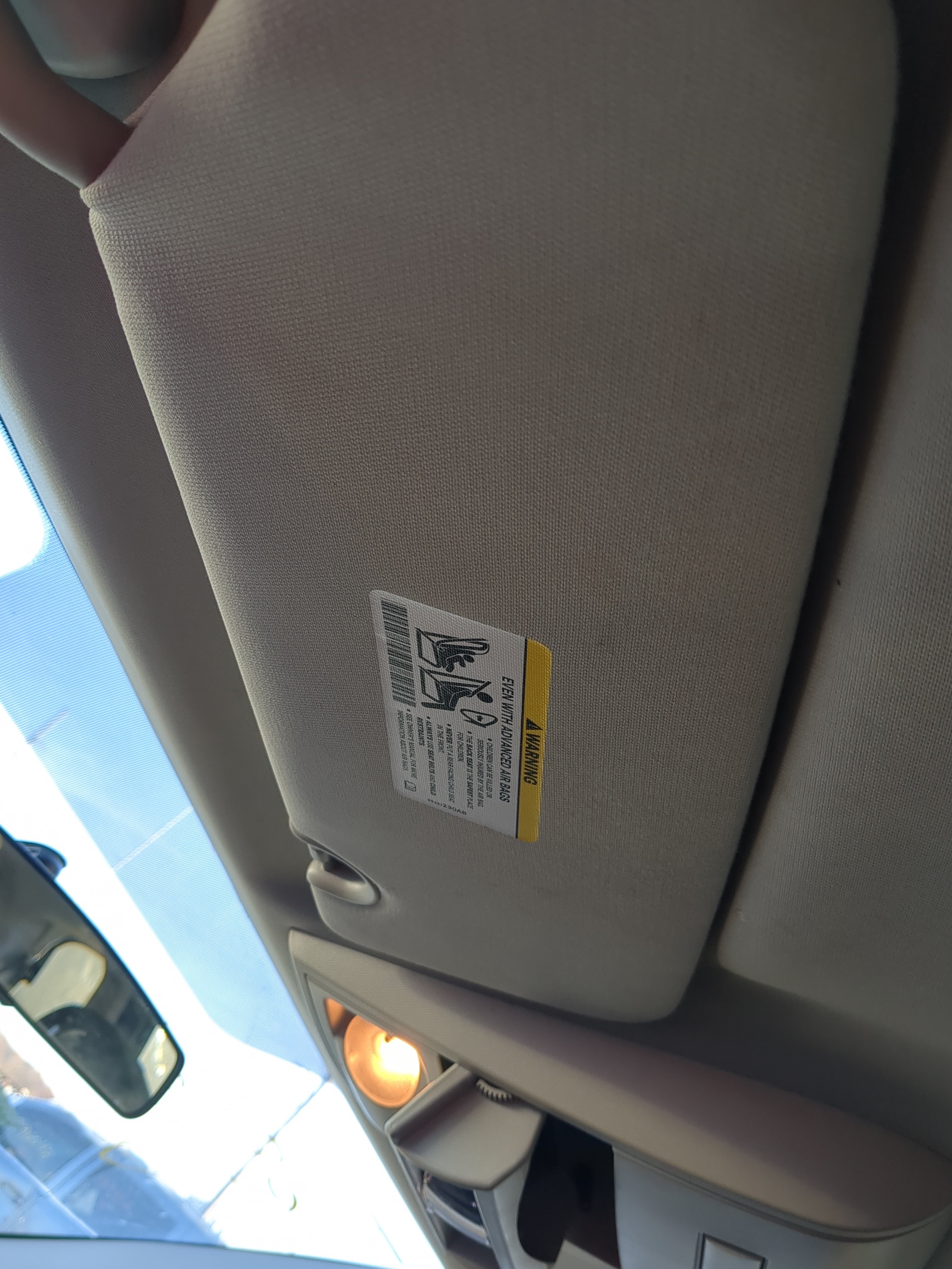 2011-2020 Dodge Grand Caravan Driver Sun Visor Mirror Left Sunvisor 1235152 - Oemusedautoparts1.com