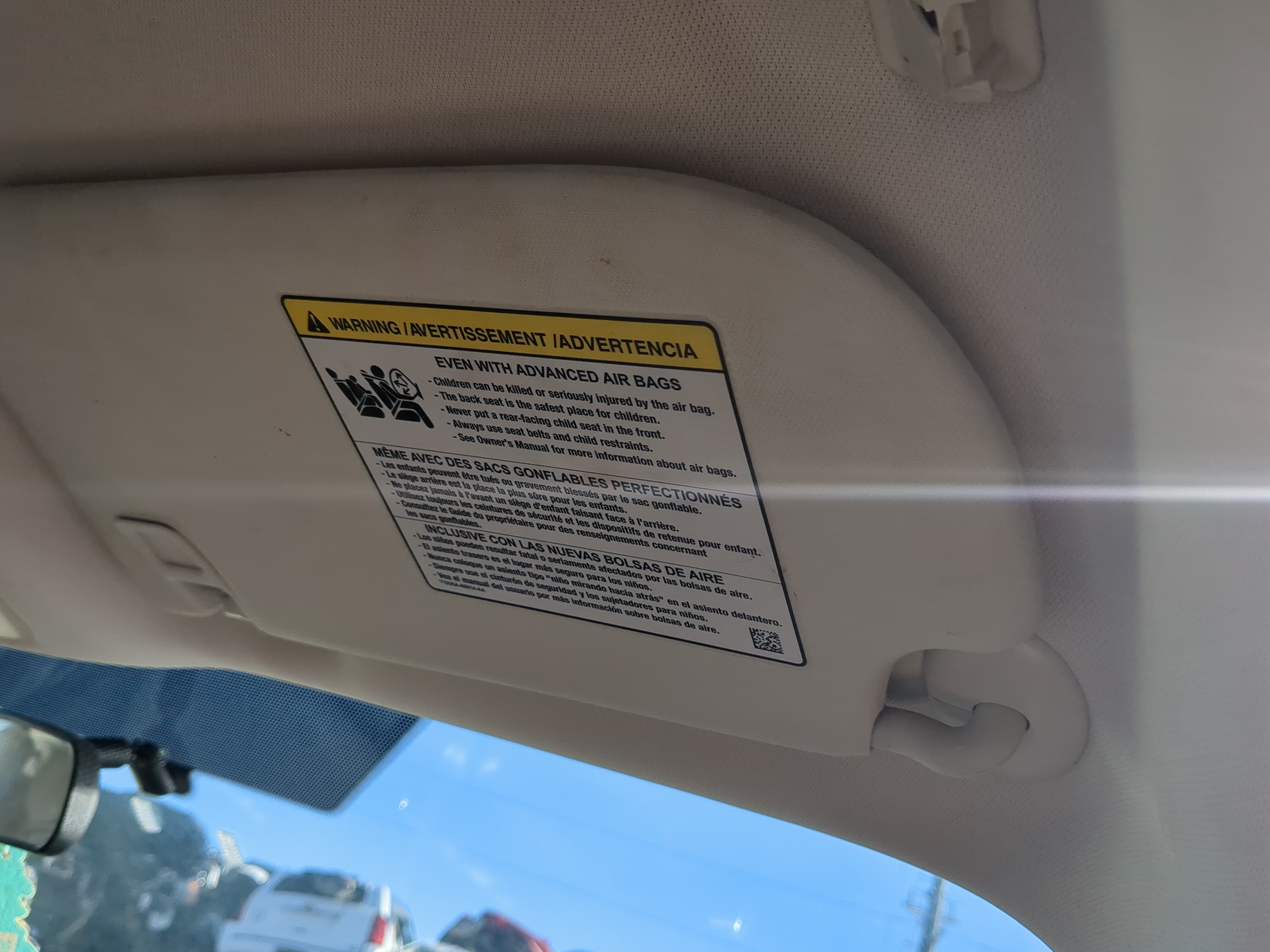 2013-2019 Ford Escape Passenger Sun Visor Mirror Right Sunvisor 1235387 - Oemusedautoparts1.com