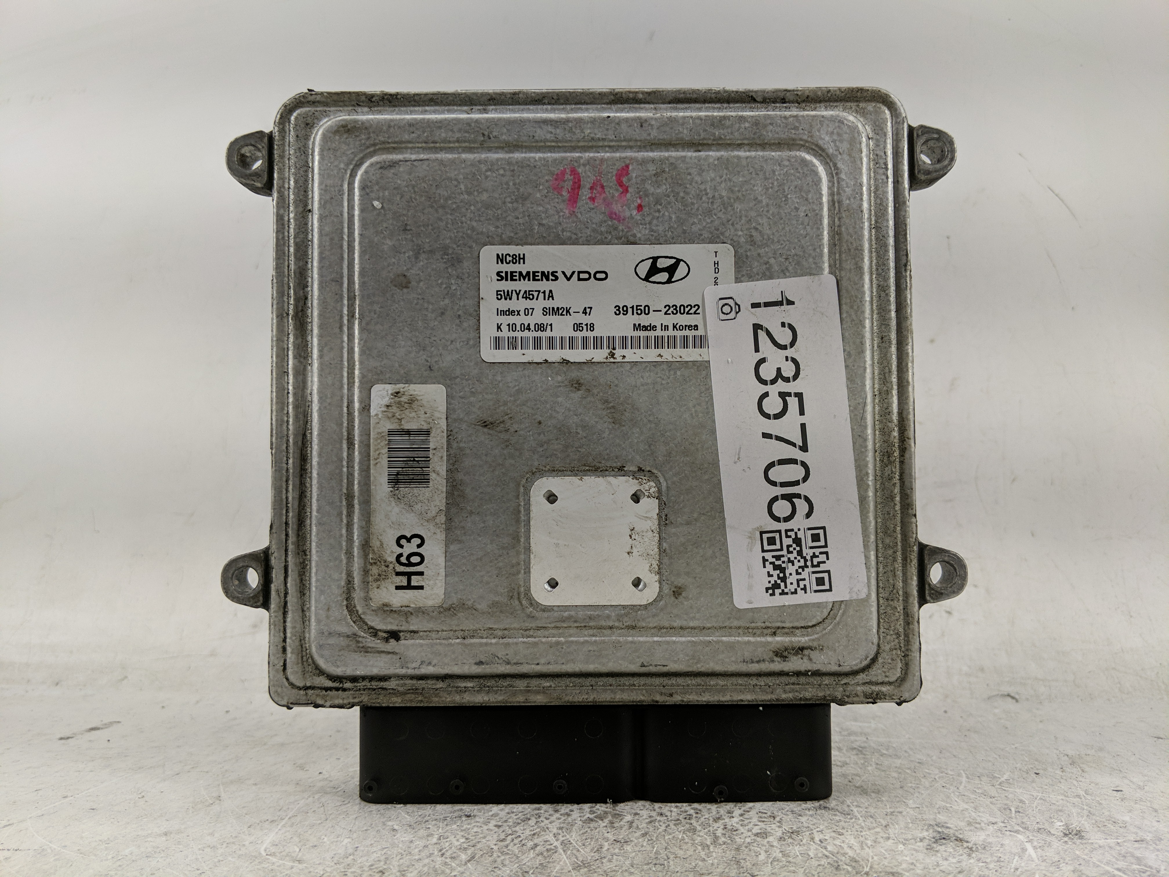 2007-2010 Hyundai Elantra Engine Control Computer Ecu Pcm Ecm Pcu Oem 1235706 - Oemusedautoparts1.com
