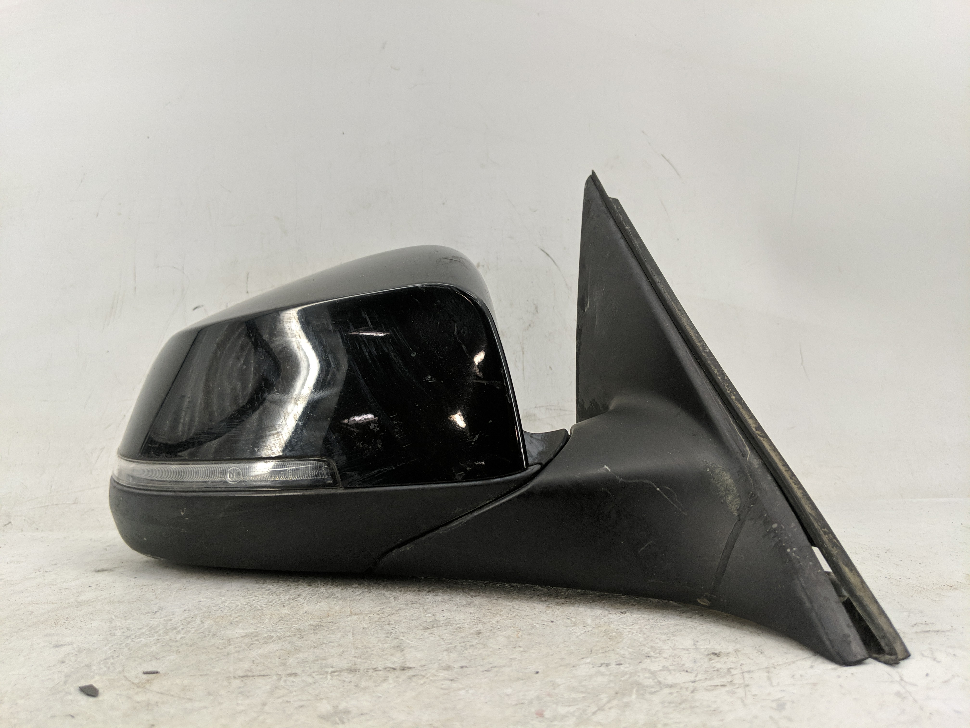 2014-2016 Bmw 528i Passenger Right Side View Power Door Mirror Black 1235744 - Oemusedautoparts1.com