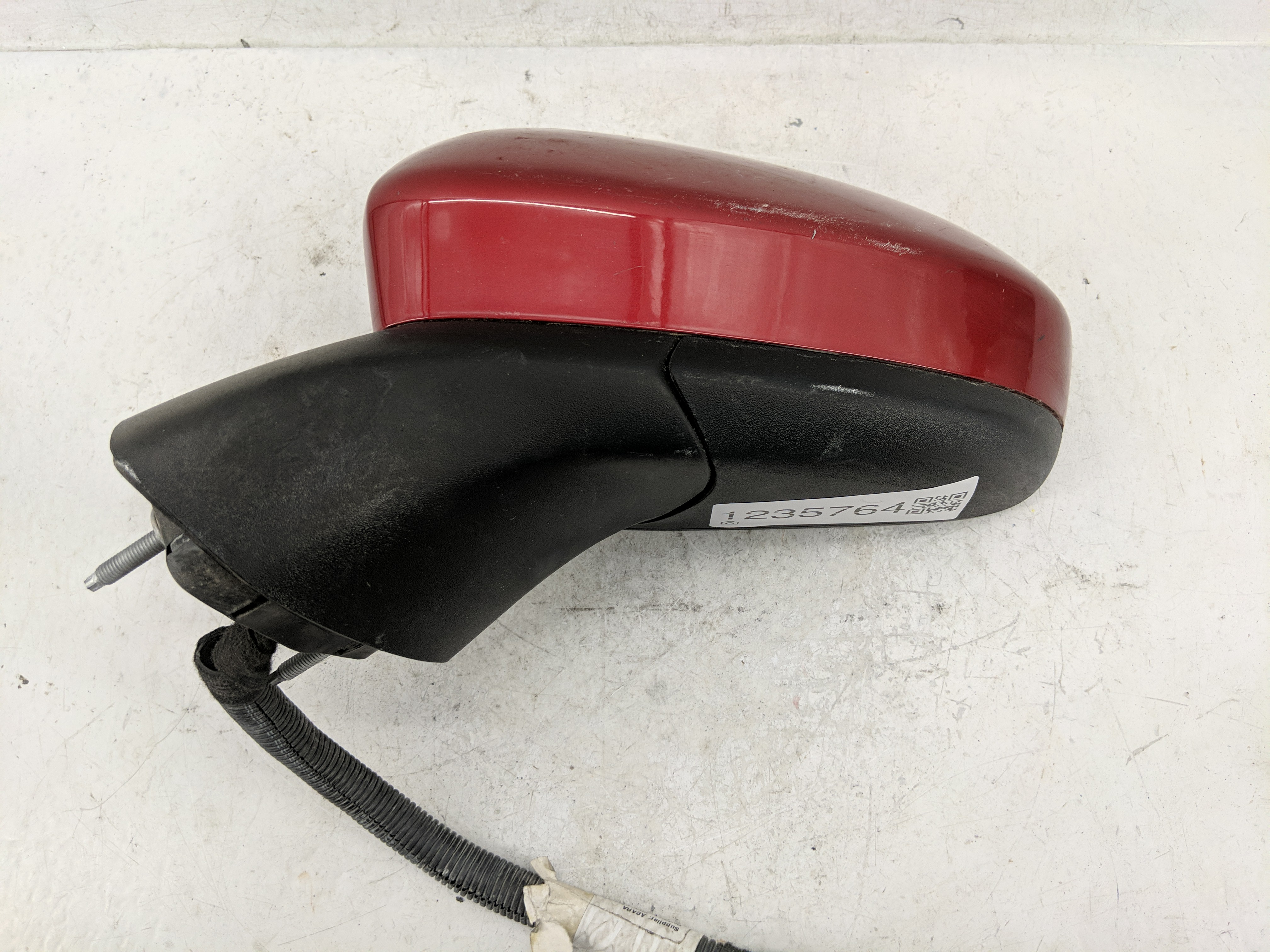2016-2020 Ford Fusion Driver Left Side View Power Door Mirror Red 1235764 - Oemusedautoparts1.com