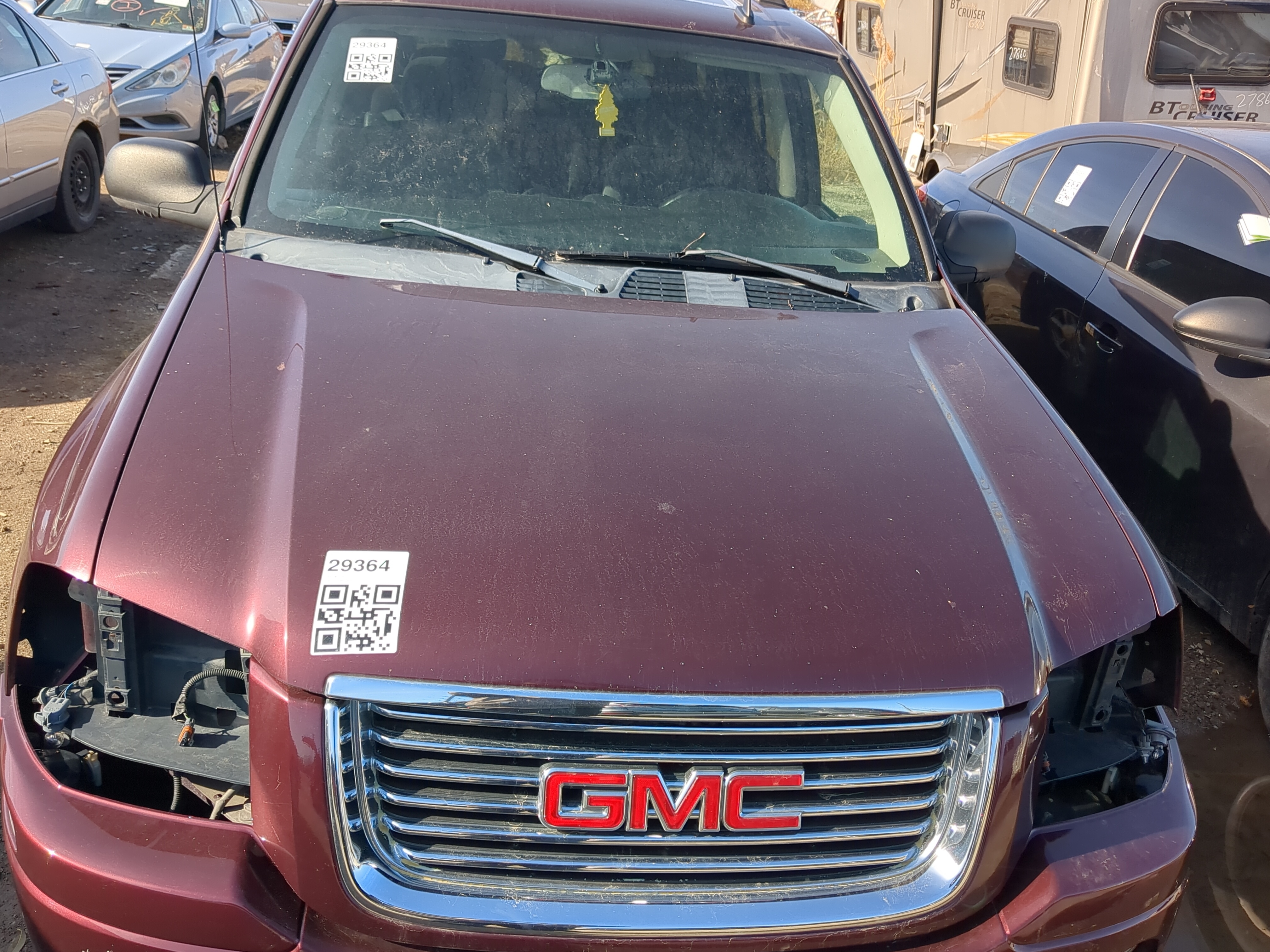 2002-2006 Gmc Envoy Xl Hood Oem 1236671 - Oemusedautoparts1.com