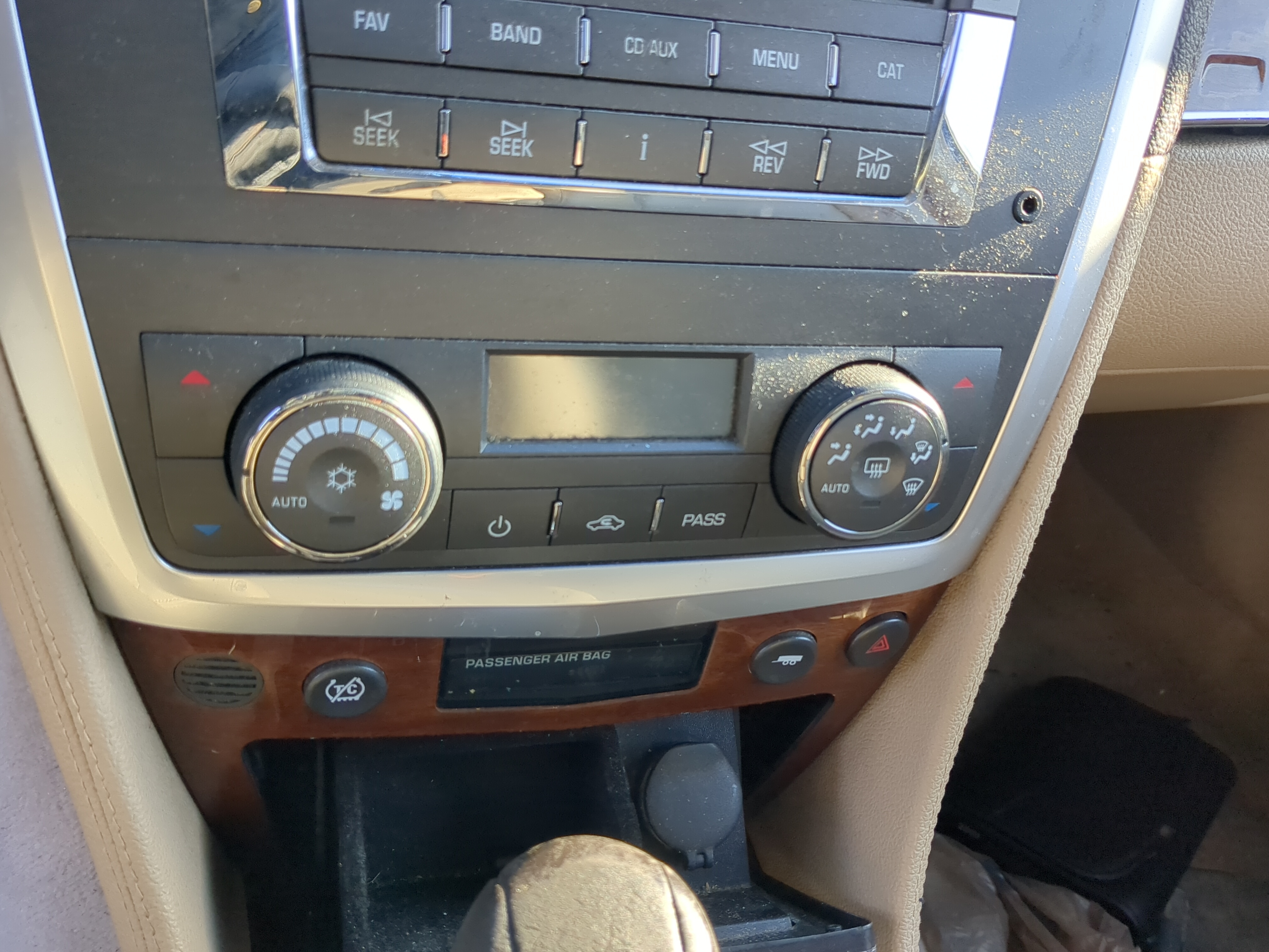 Picture of 2008-2009 Cadillac Srx Ac Heater Climate Control 1236802