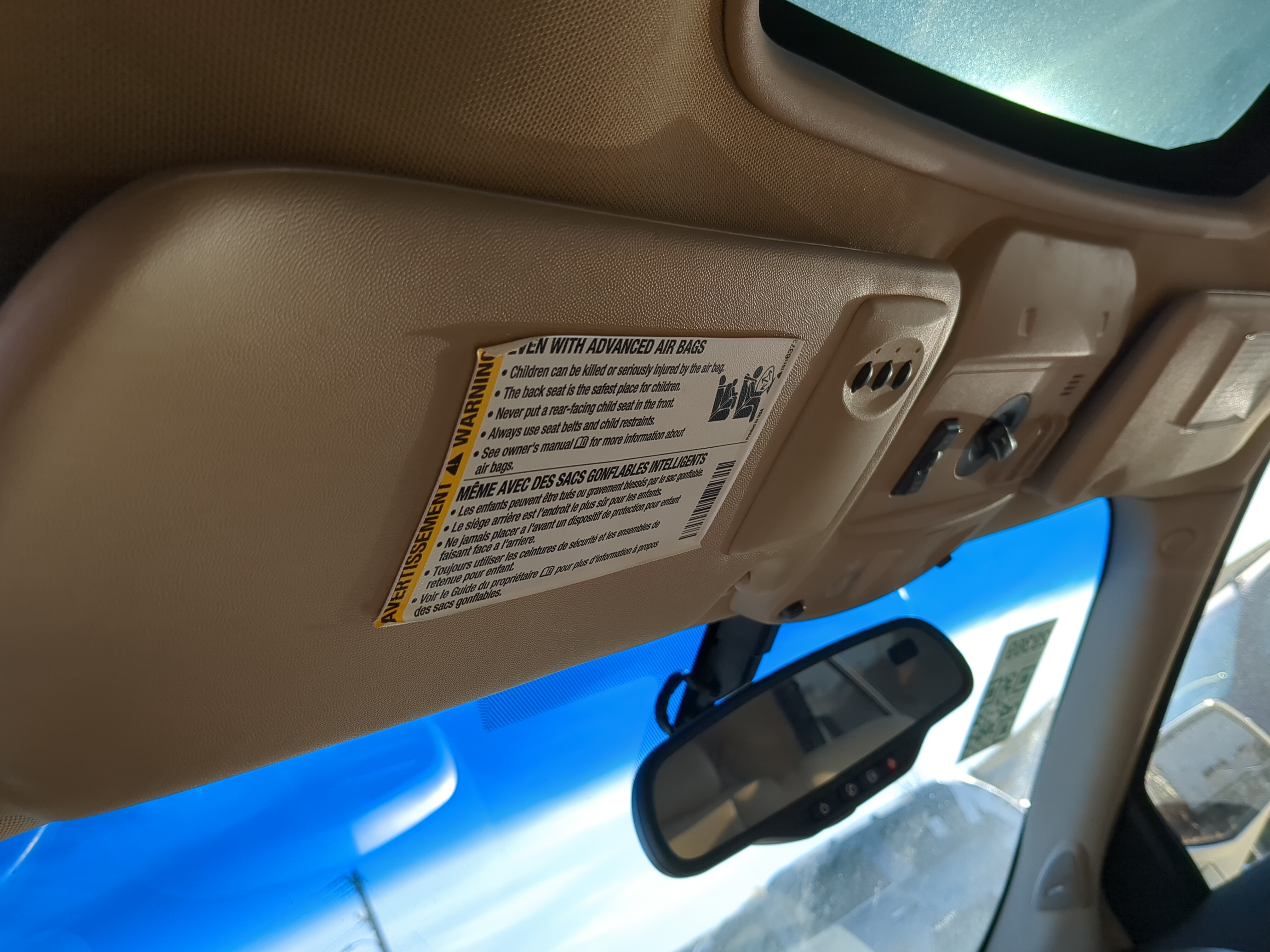 Picture of 2007-2009 Cadillac Srx Driver Sun Visor Mirror Left Sunvisor 1236887