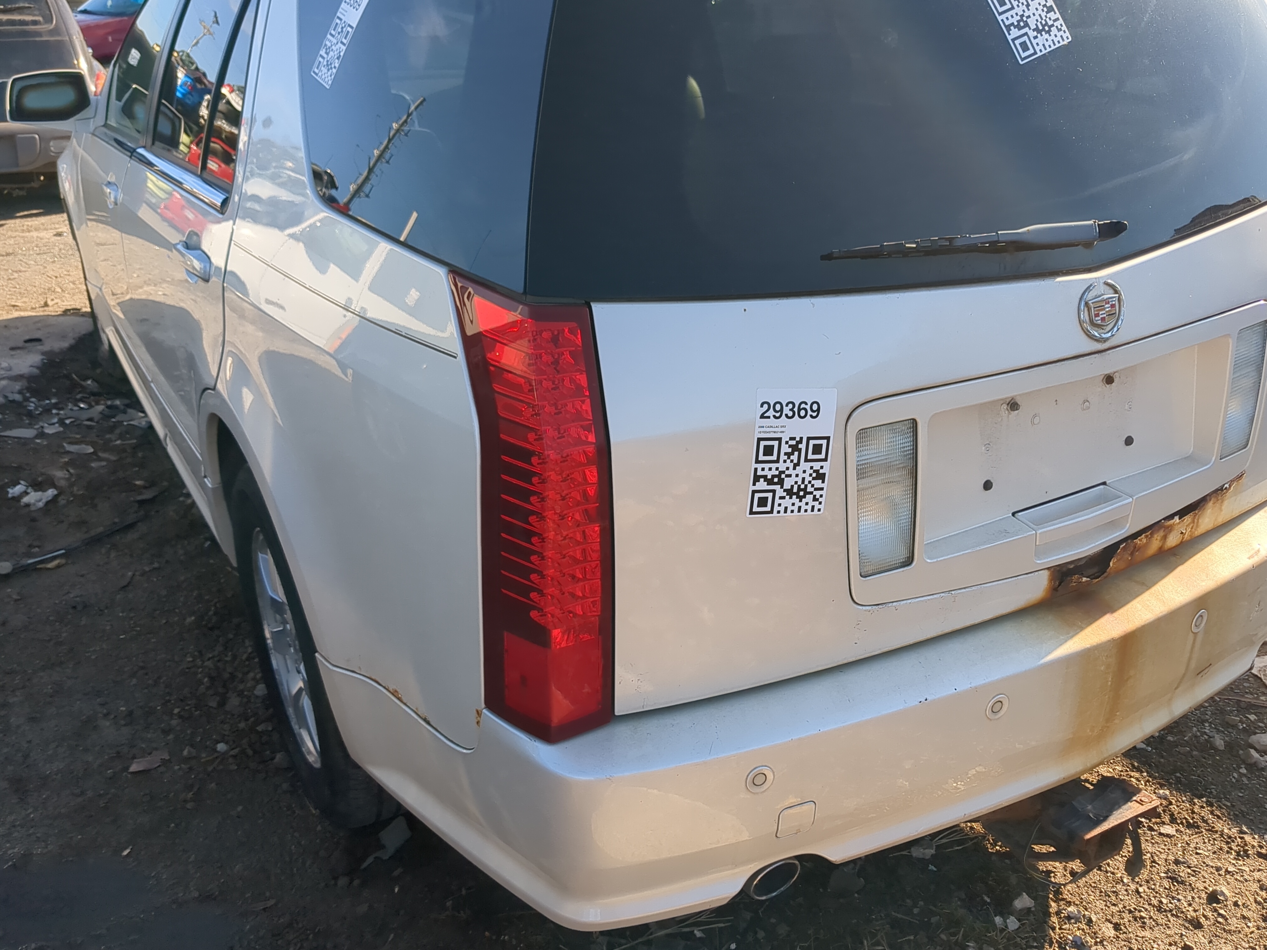 2004-2009 Cadillac Srx Driver Left Side Tail Light Taillight Oem 1236949 - Oemusedautoparts1.com