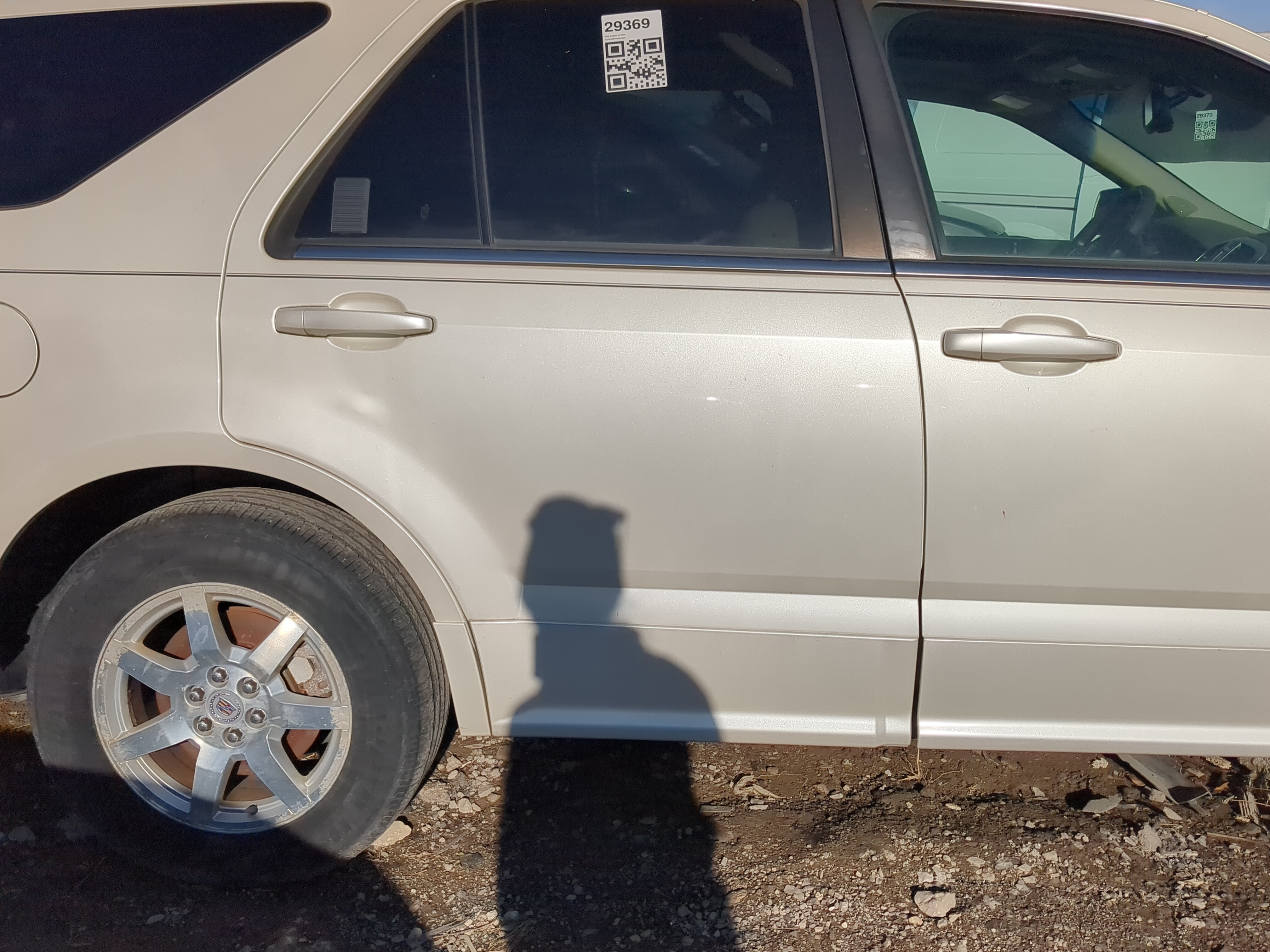 2007-2009 Cadillac Srx Passenger Rear Door Oem 1236954 - Oemusedautoparts1.com